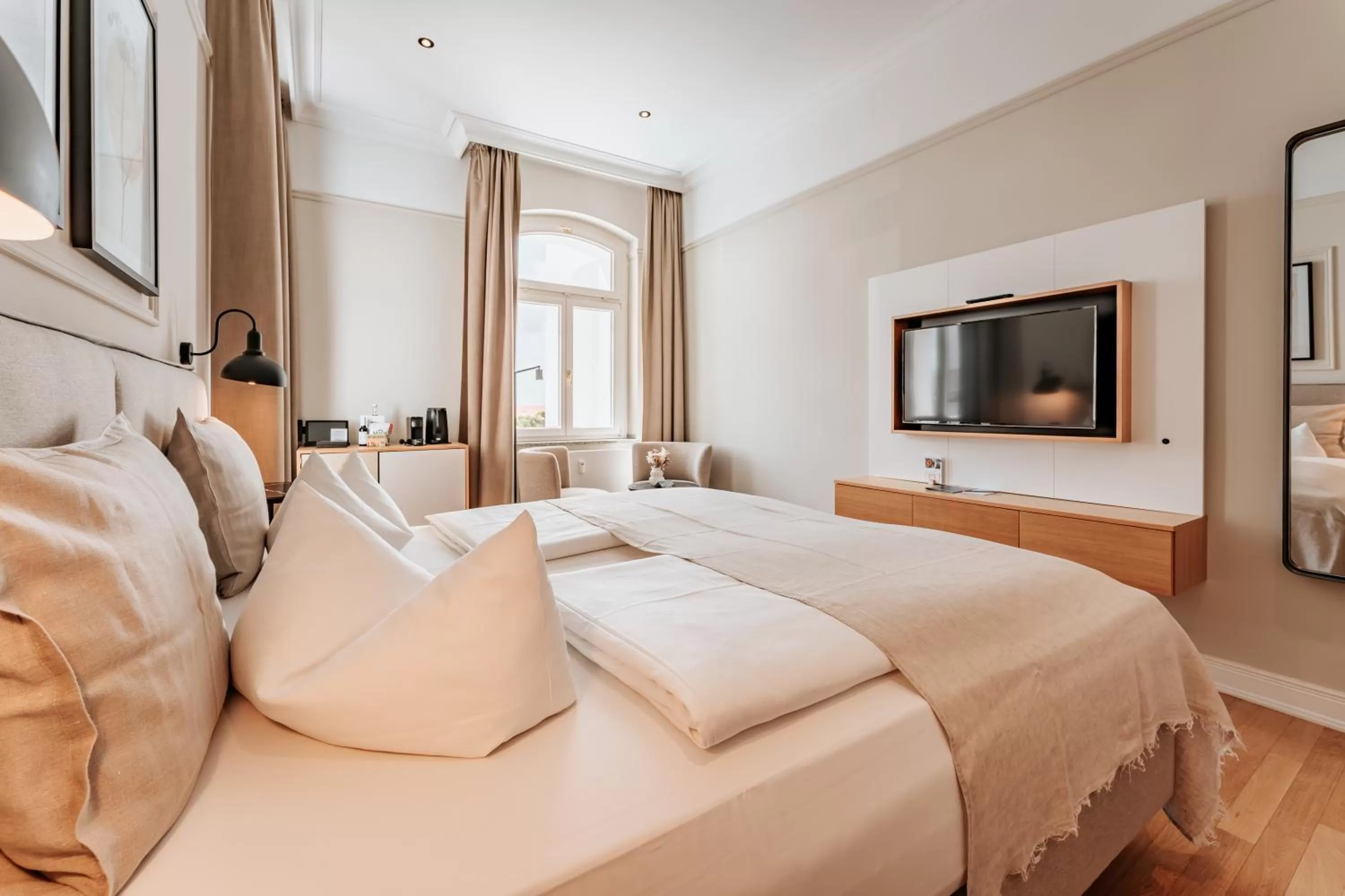 Bed in Strandhotel Kurhaus Juist
