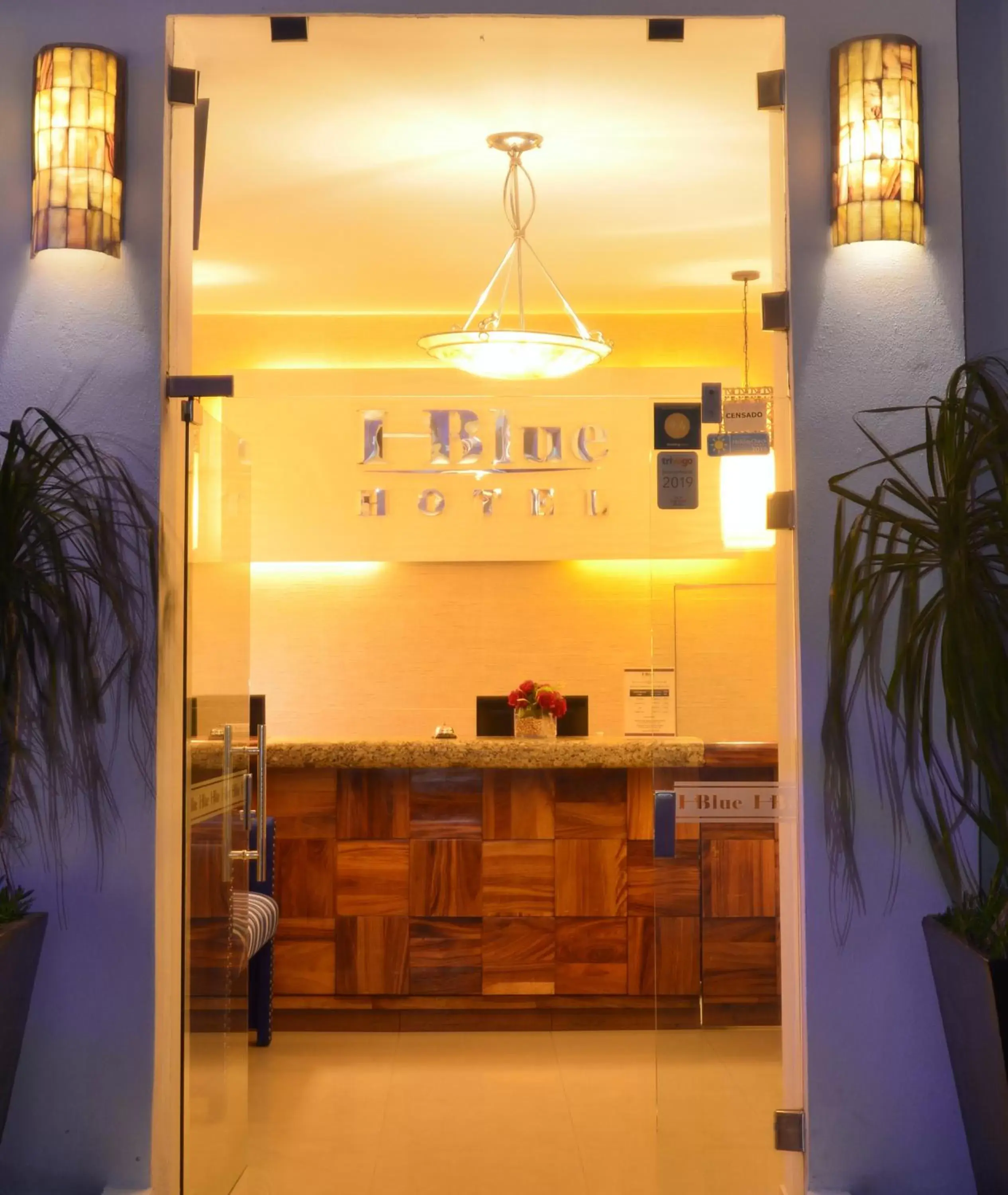 Lobby or reception in Hotel HBlue