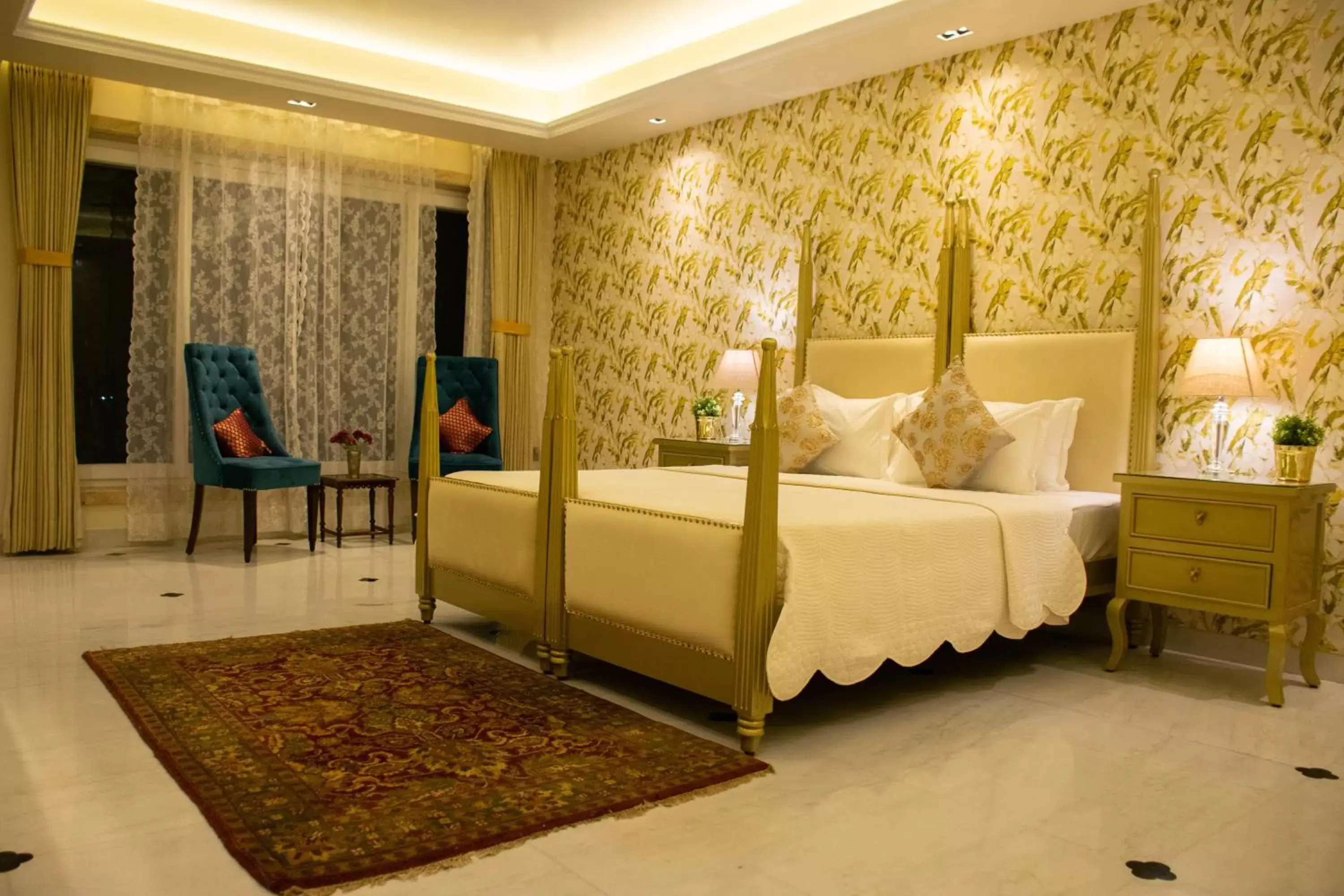 Bed in Dileep Kothi - A Royal Boutique Luxury Suites in Jaipur Bed in Dileep Kothi - A Royal Boutique Luxury Suites in Jaipur