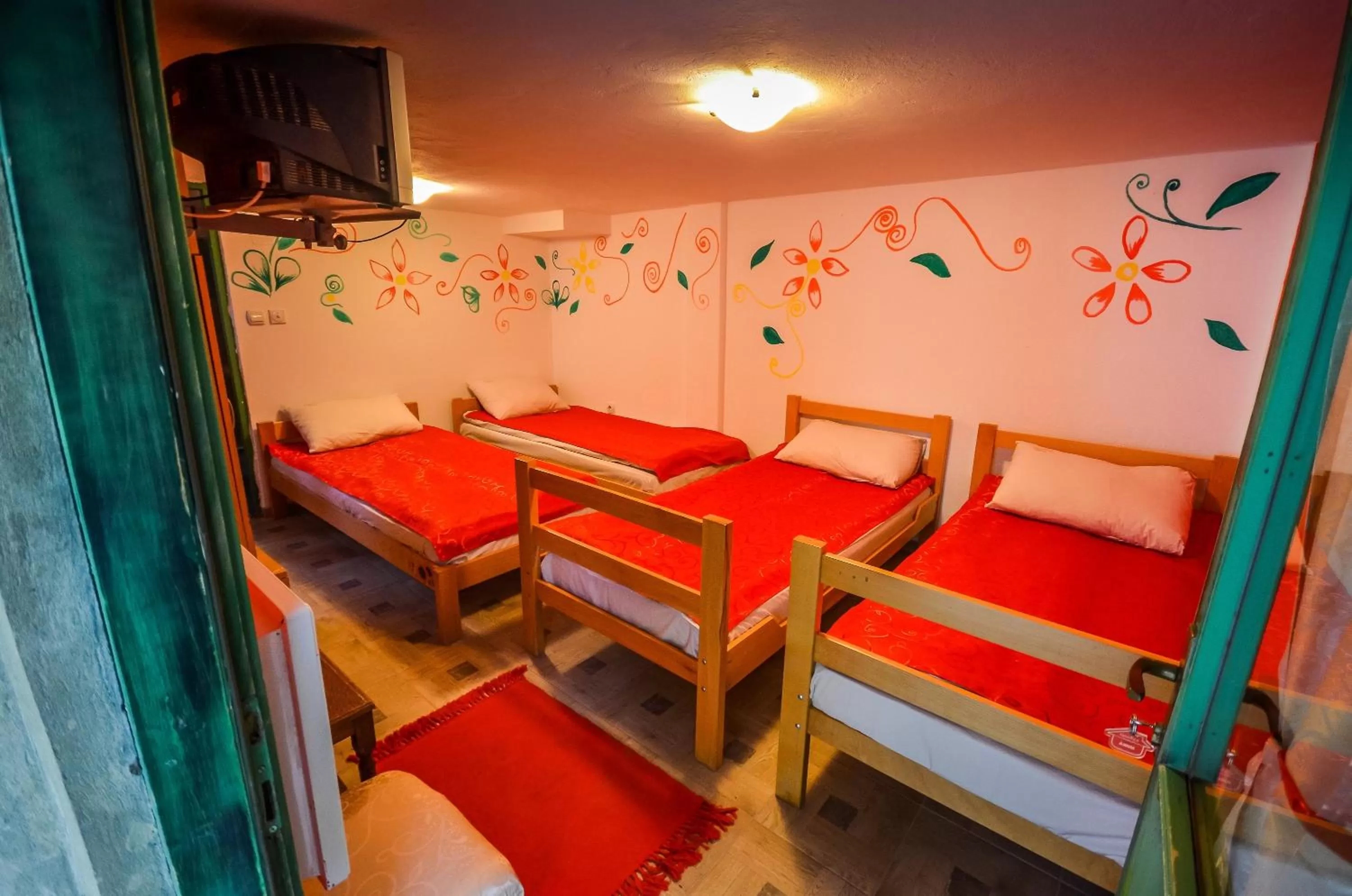 Bed in B&B Etno Village Sunčana Reka