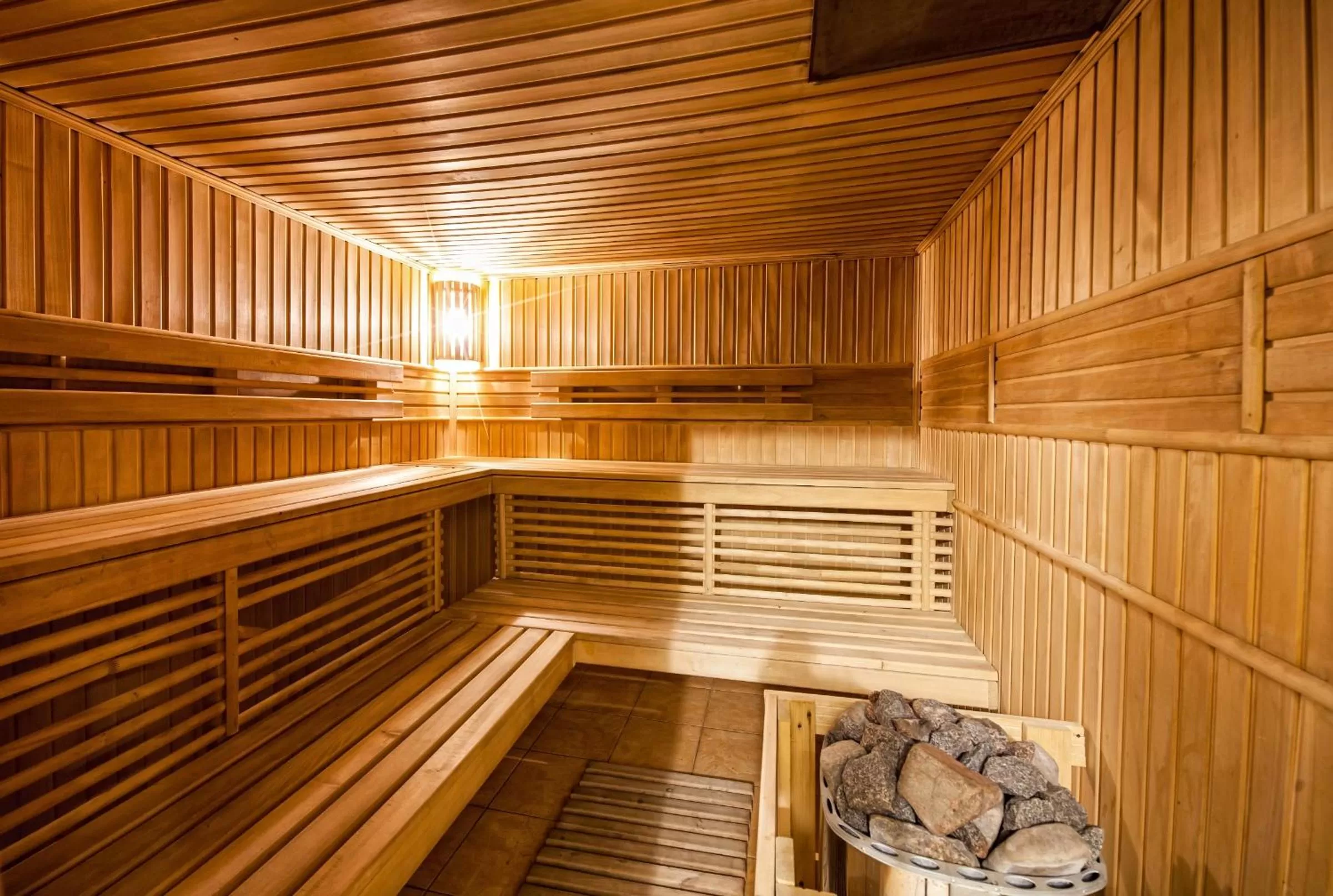 Sauna in Olga Hotel SPA