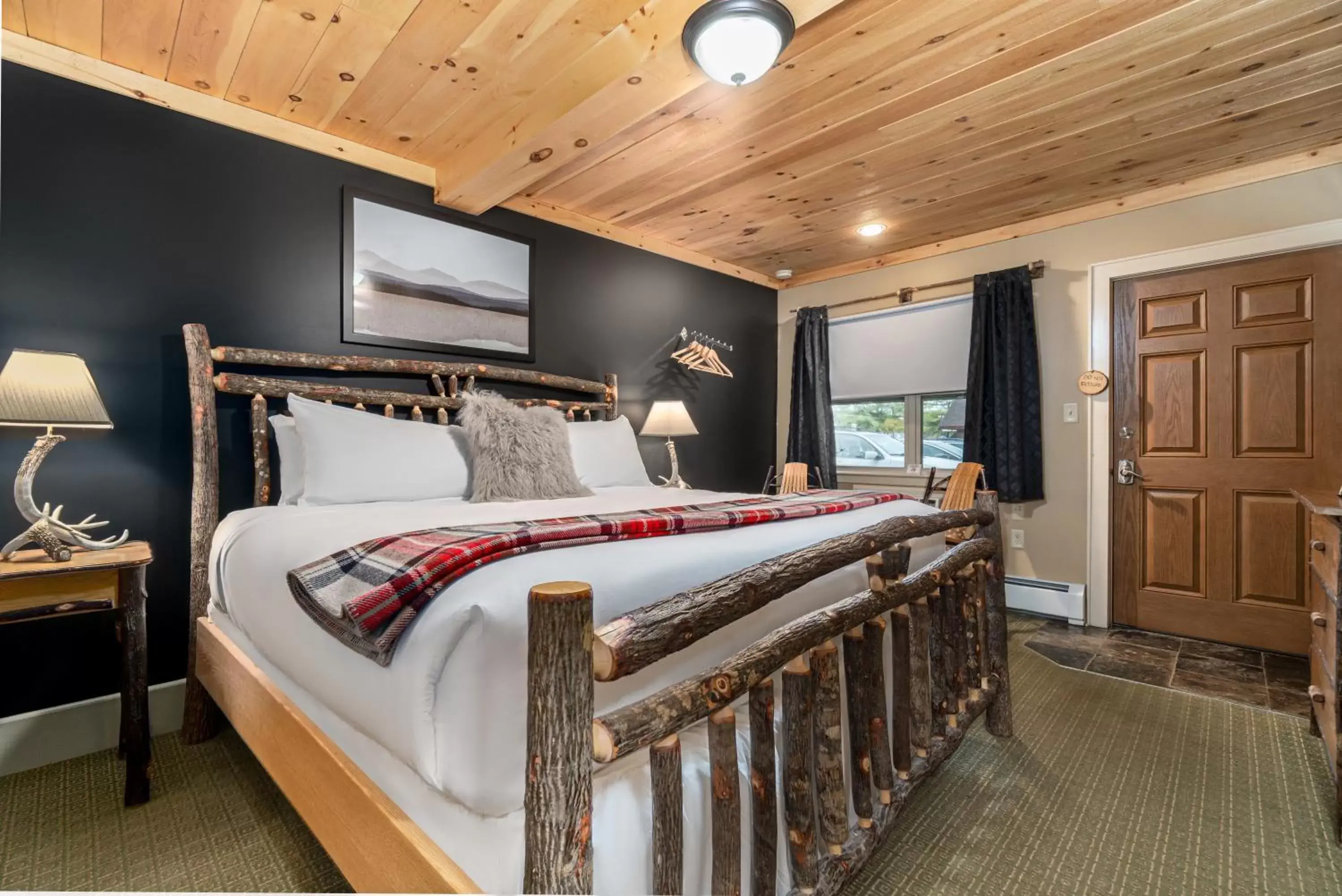 Bed in The Alpine Lodge