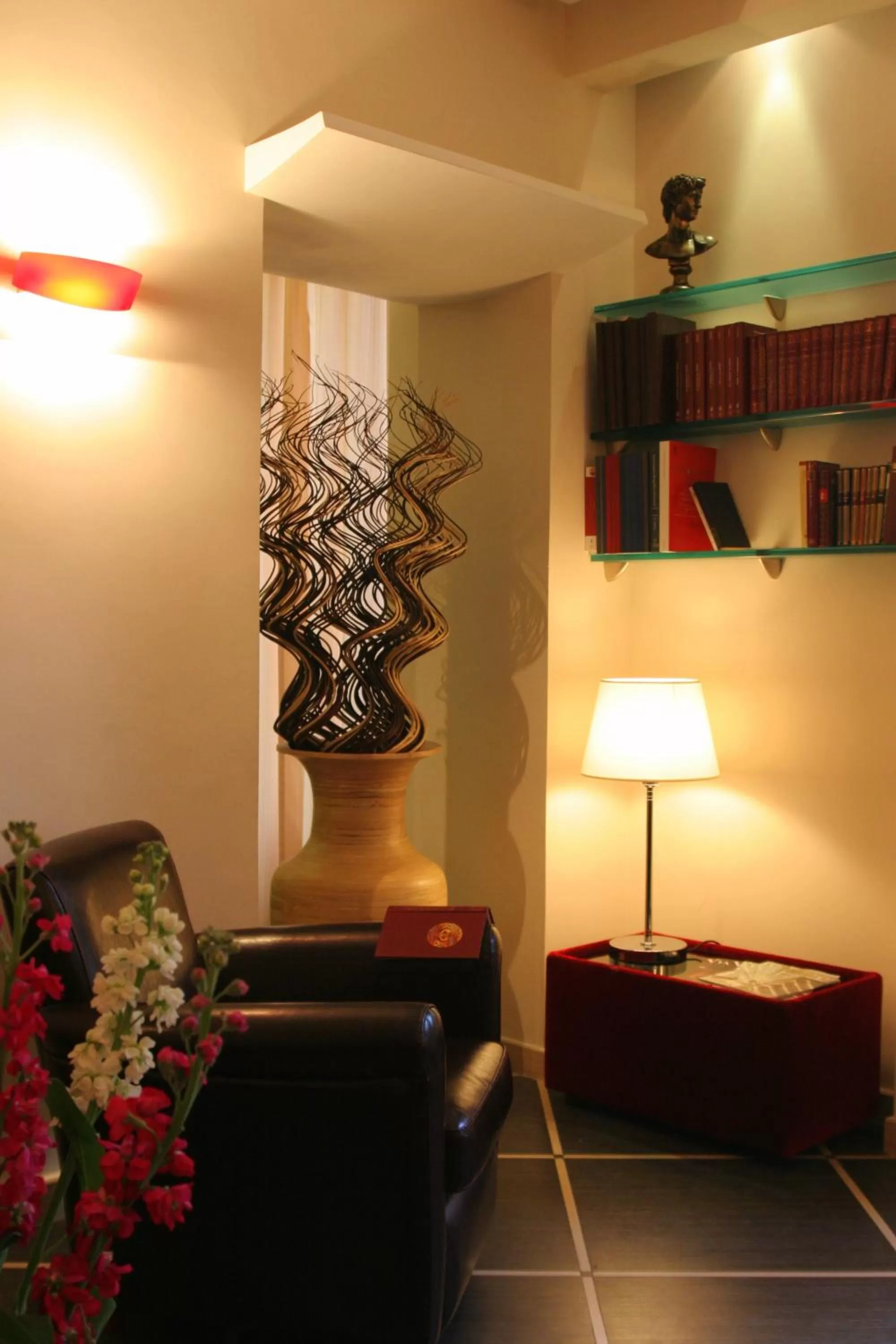 Lobby or reception in Hotel Garda