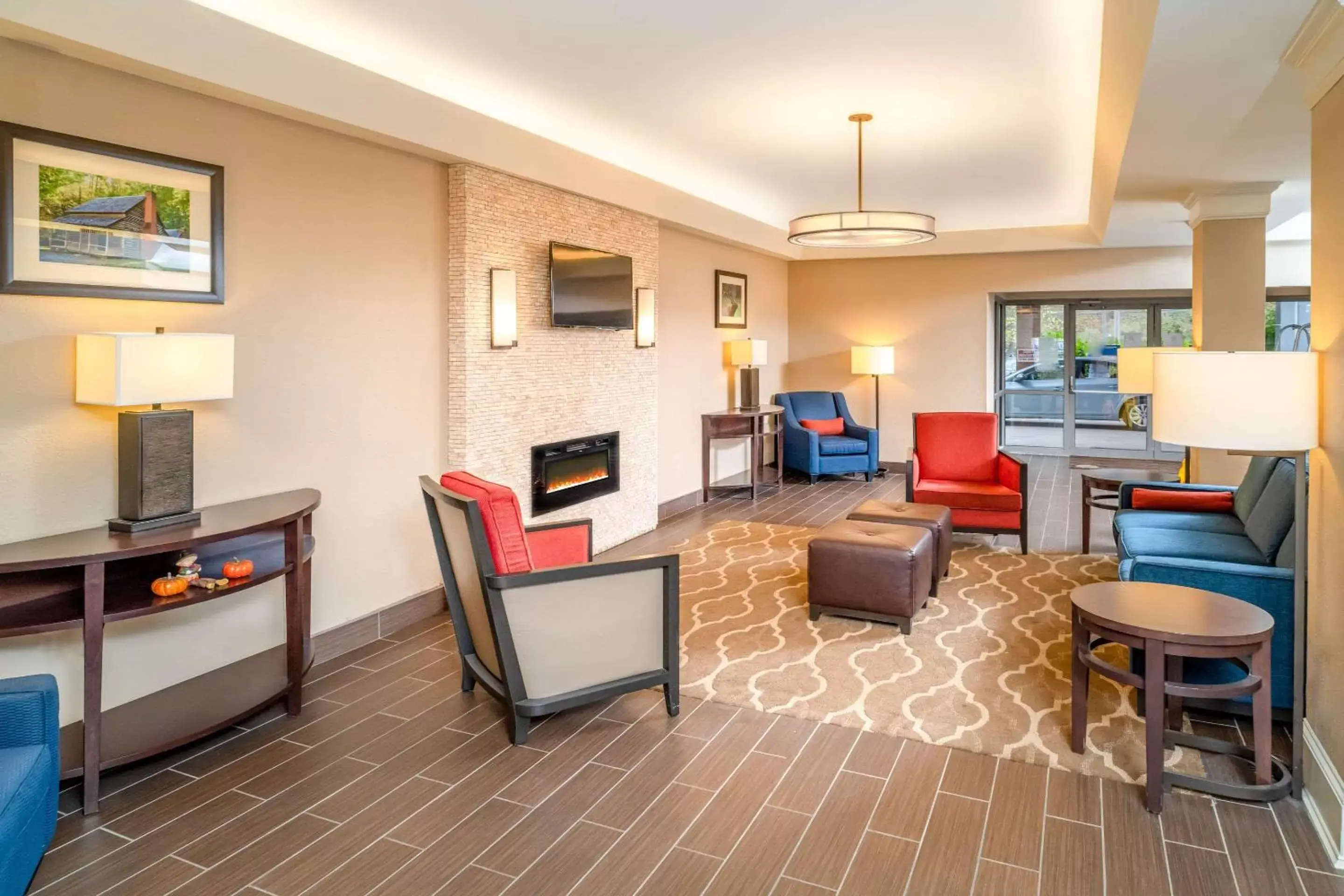 Lobby or reception in Comfort Inn & Suites Grundy