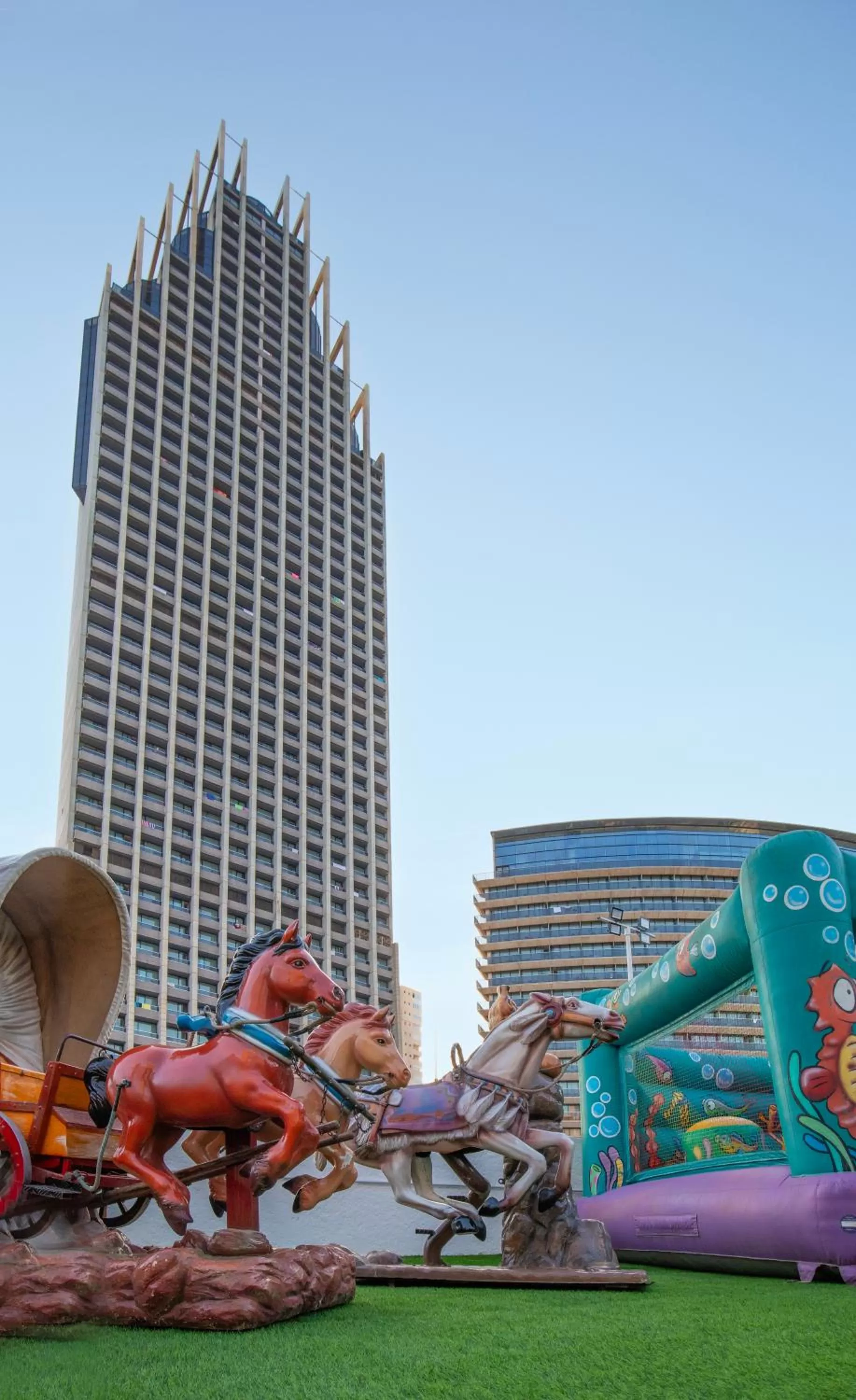 Children play ground in Gran Hotel Bali & Spa