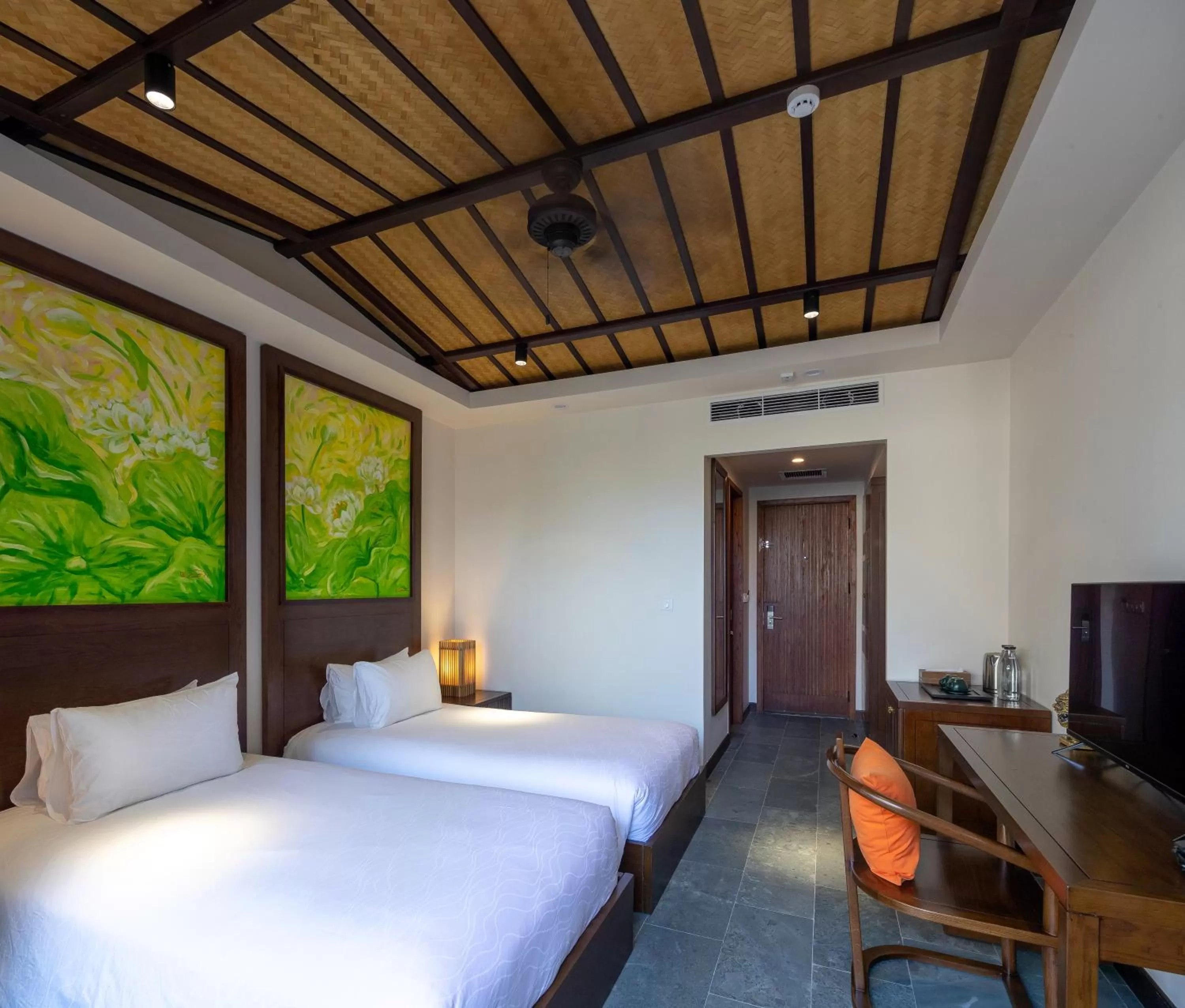 Photo of the whole room, Bed in Nghê Prana Hotel and Spa Hoi An