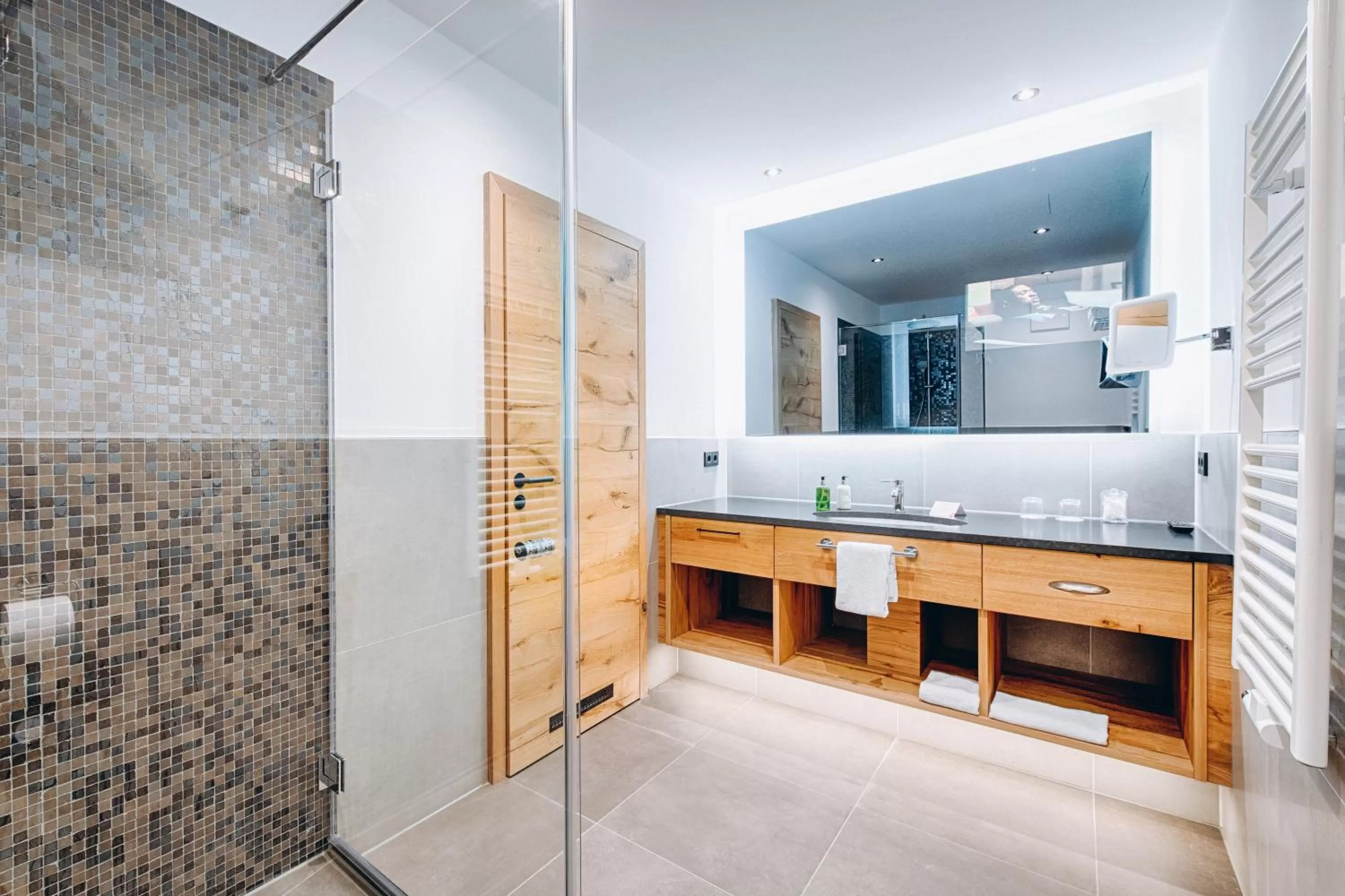 Bathroom in Obermühle 4*S Boutique Resort