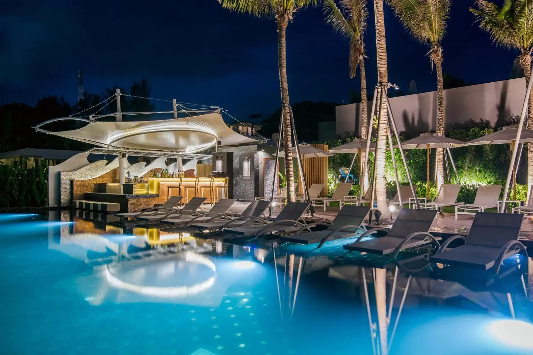 Lounge or bar, Swimming Pool in The Yana Villas Hua Hin