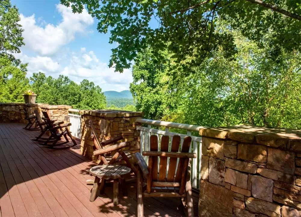 Patio in Brasstown Valley Resort & Spa