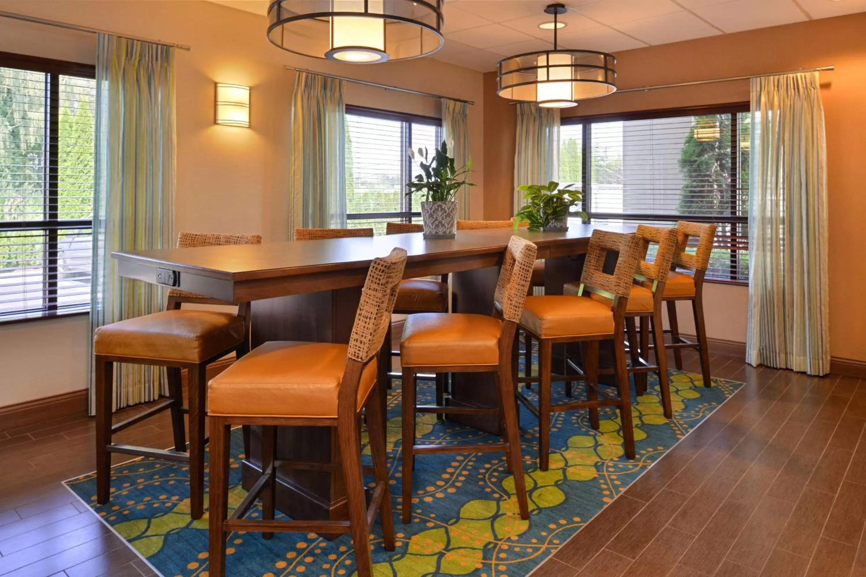 Lobby or reception, Restaurant/Places to Eat in Hampton Inn Portland East