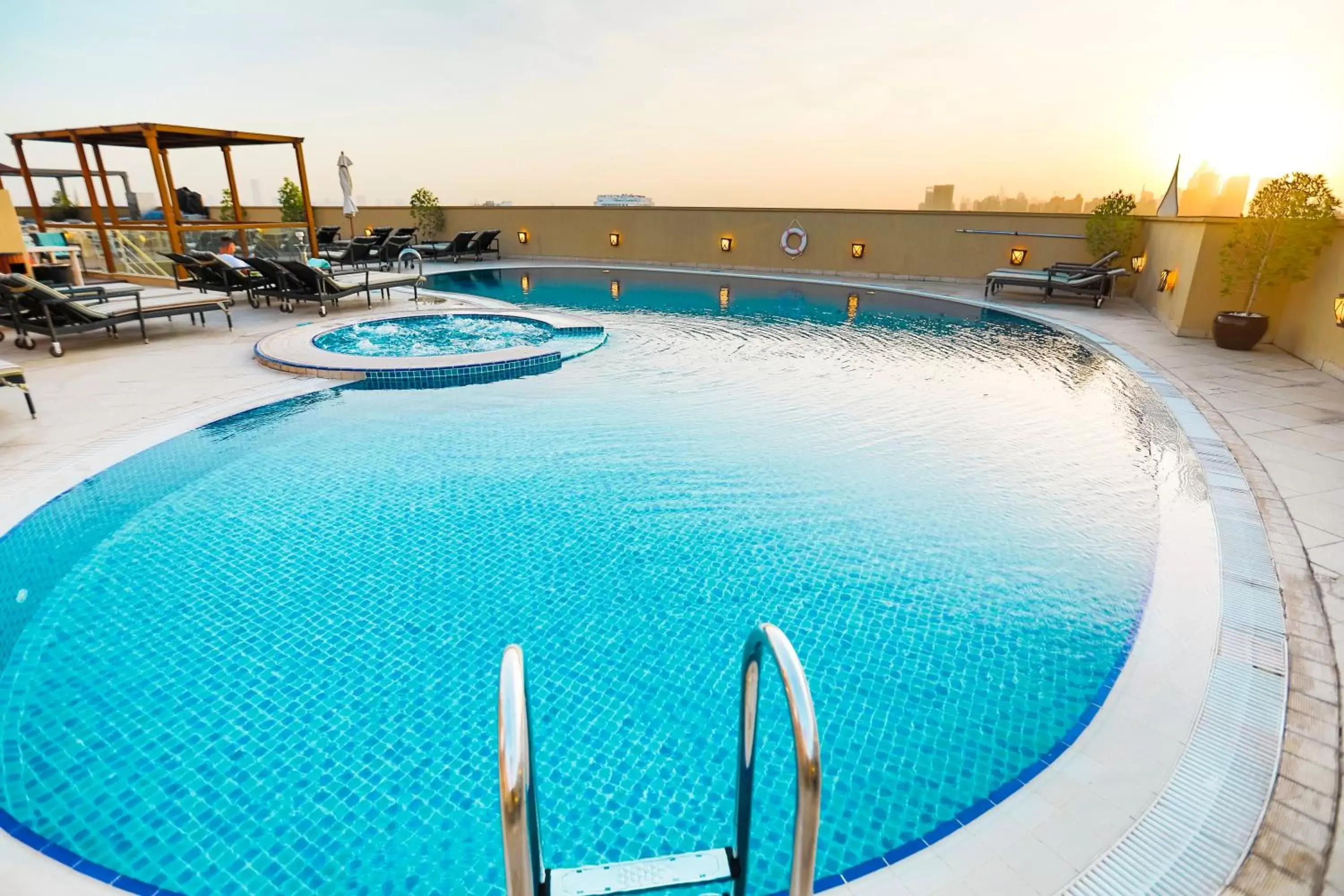 Balcony/Terrace, Swimming Pool in Elite Byblos Hotel