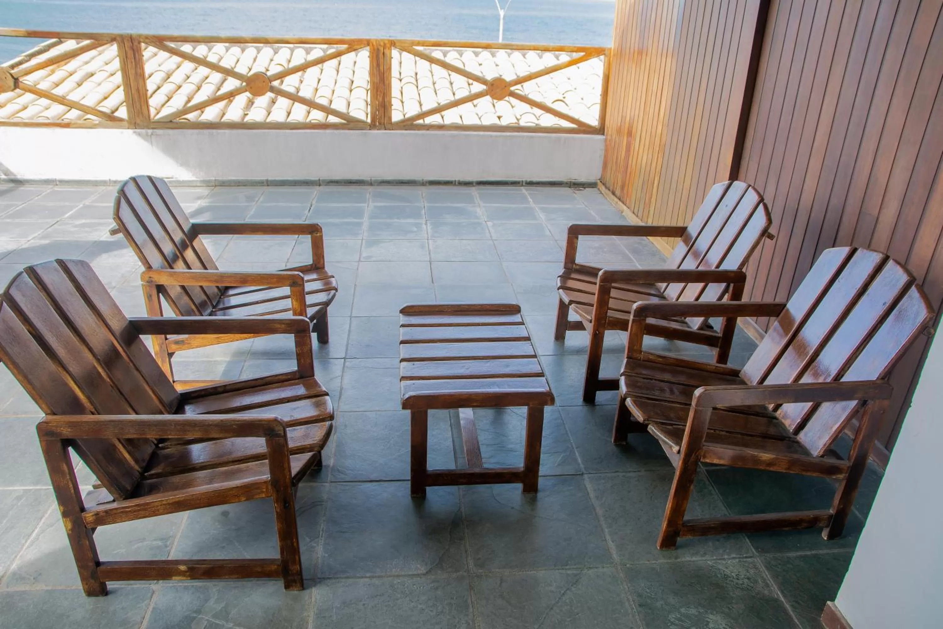 Balcony/Terrace in La Belle Beach Hotel
