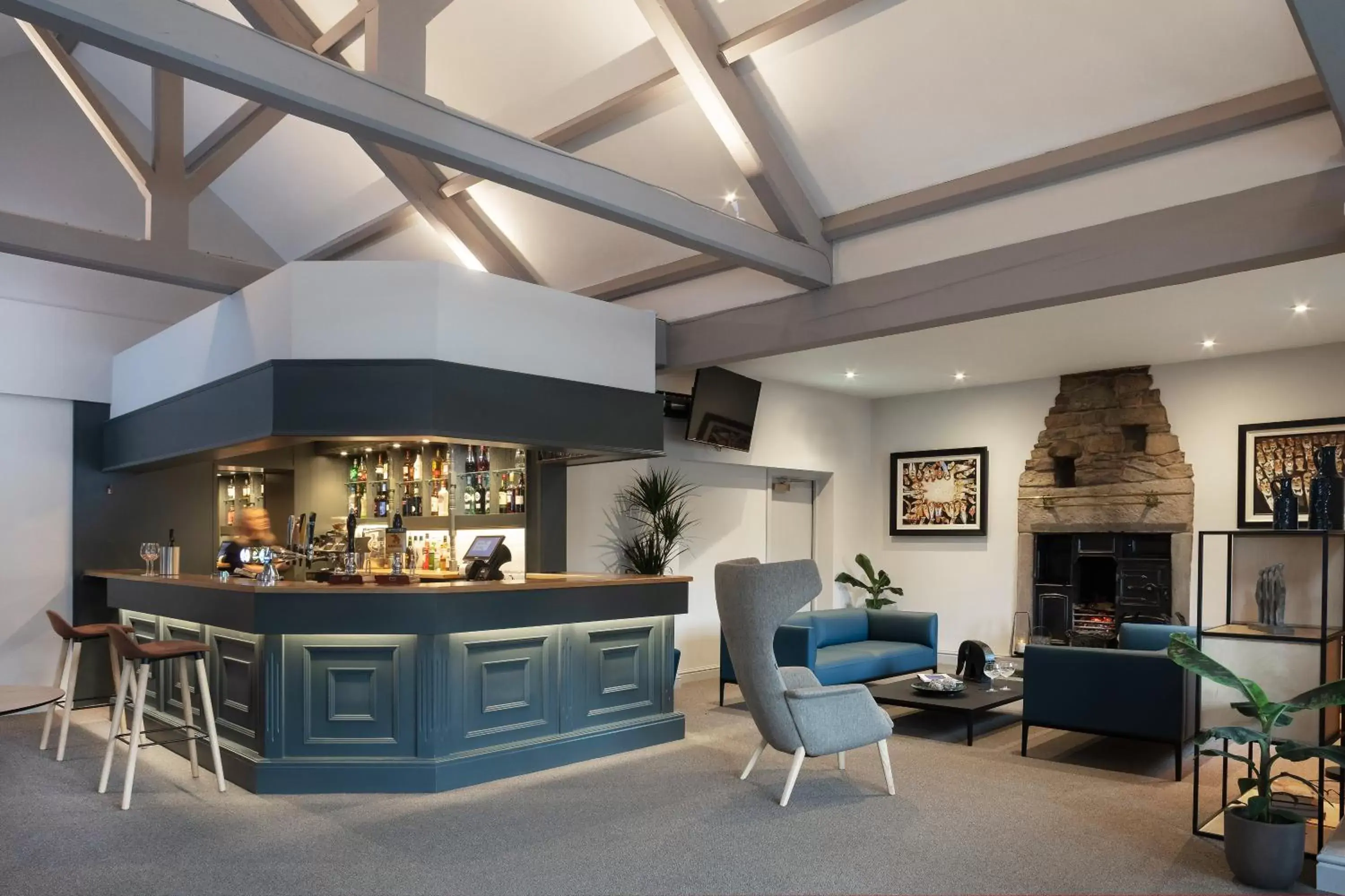 Lounge or bar, Lounge/Bar in Mytton Fold Hotel, Ribble Valley