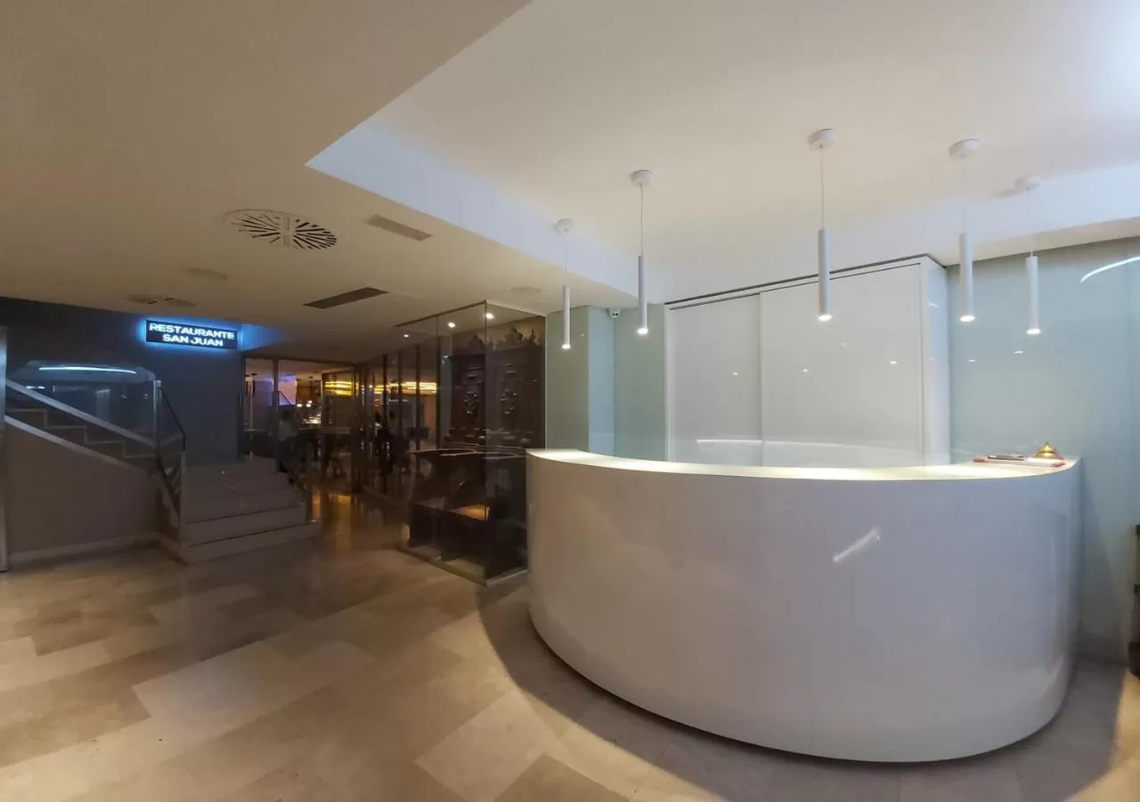 Lobby or reception in Hotel Centro Los Braseros
