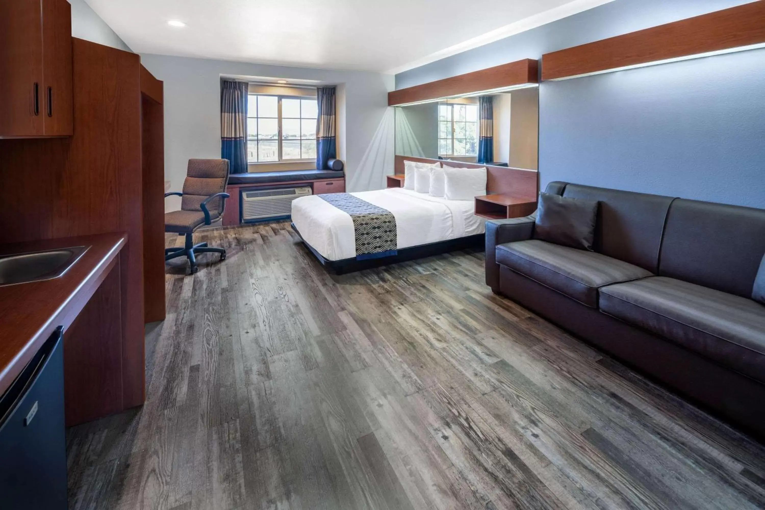 Photo of the whole room in Microtel Inn & Suites by Wyndham Tracy