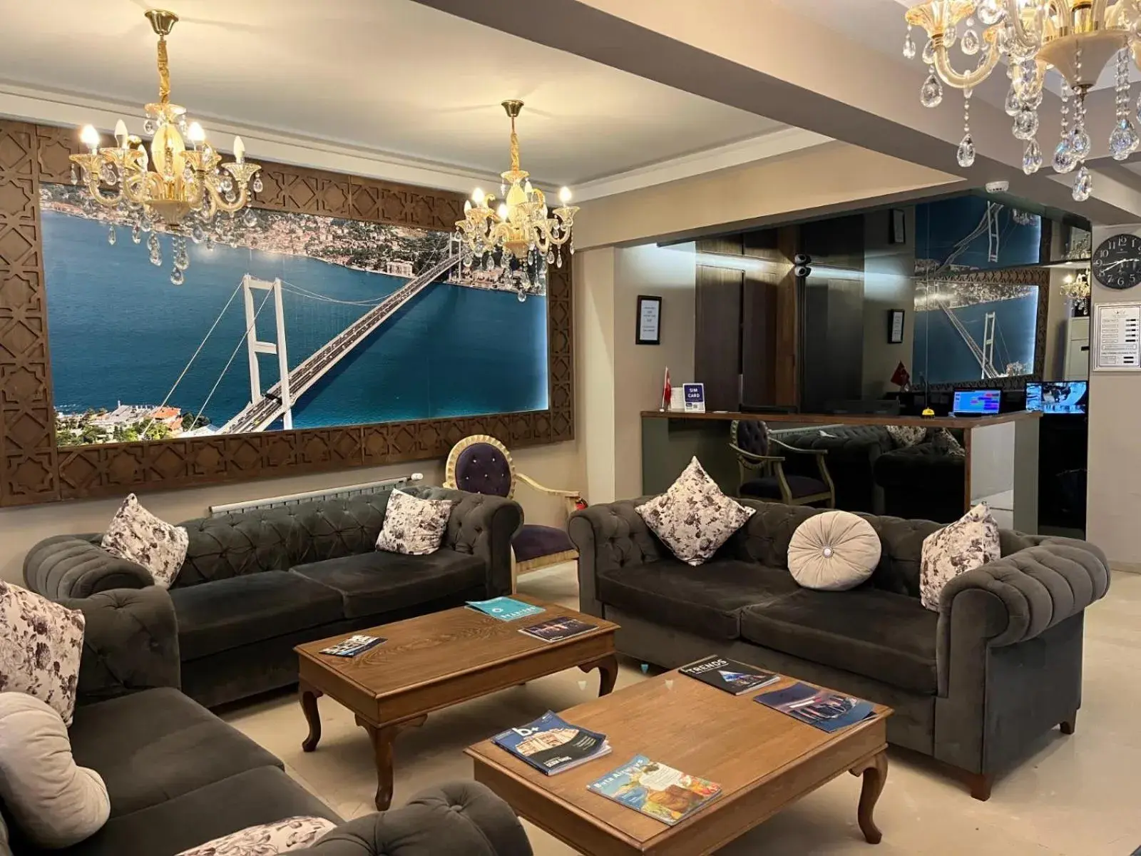 TV and multimedia, Seating Area in Elite Marmara Bosphorus Suites Istanbul