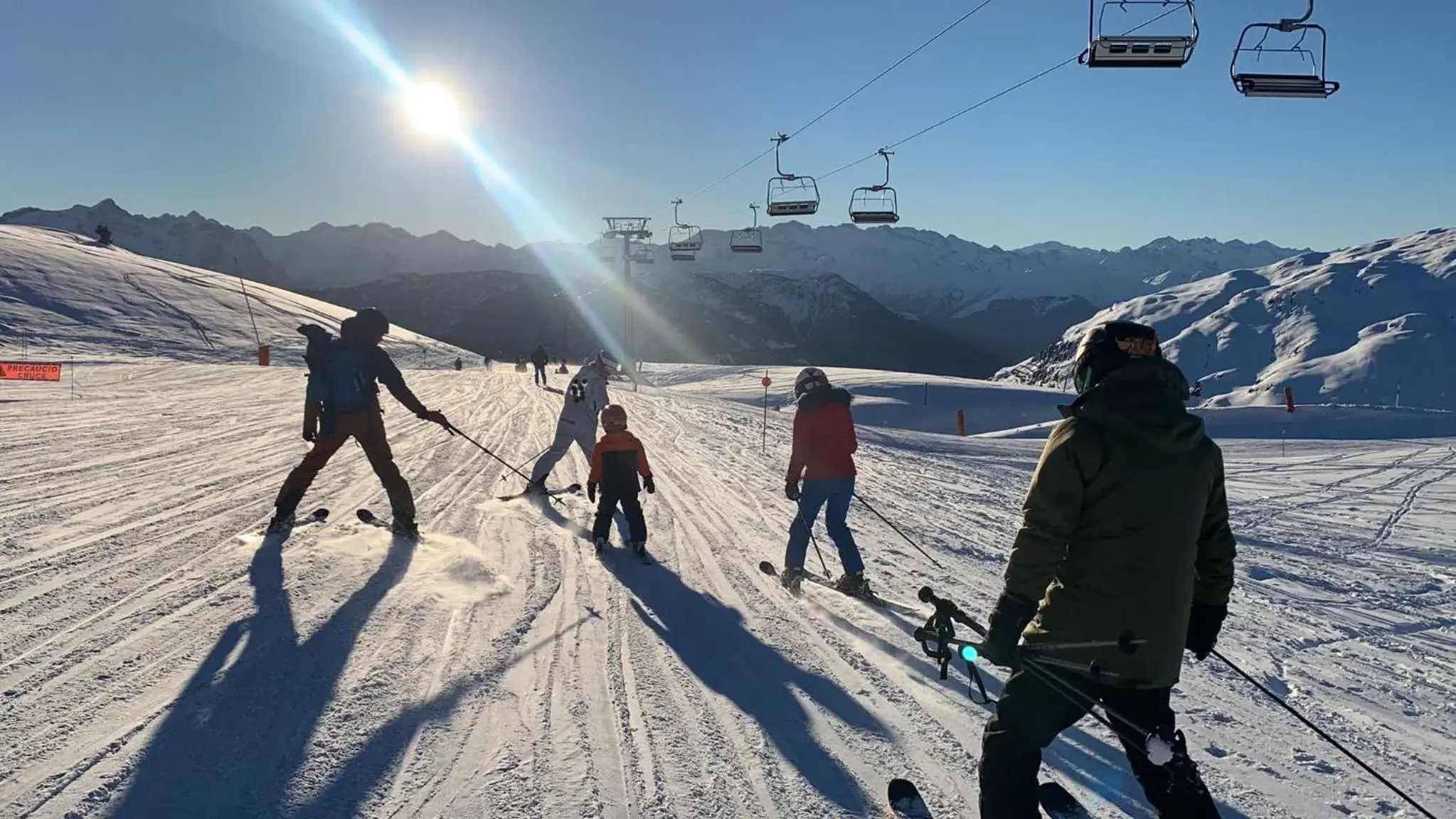 Skiing in Riu Nere Mountain Apartments