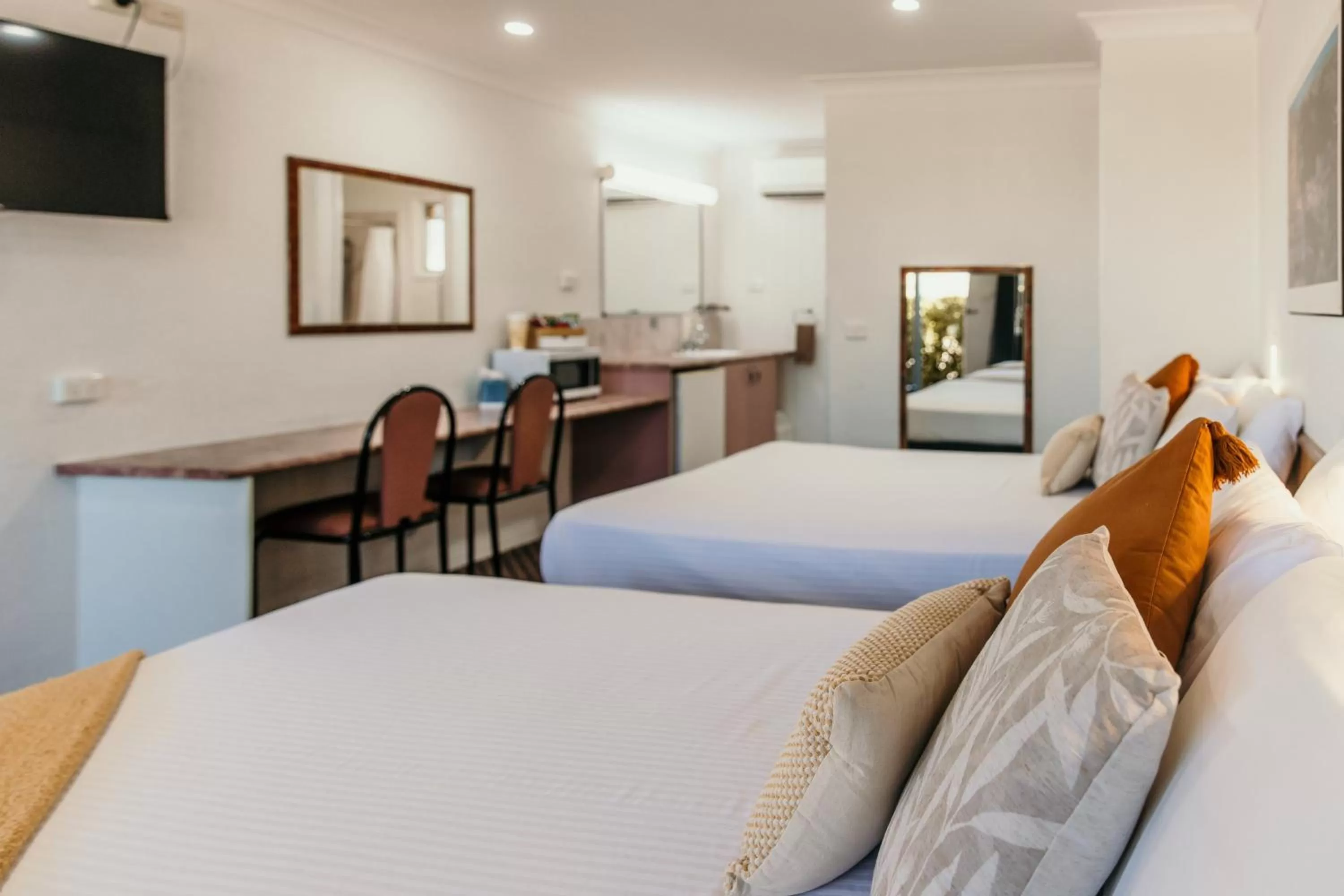 Bed in Outback Motel Mt Isa