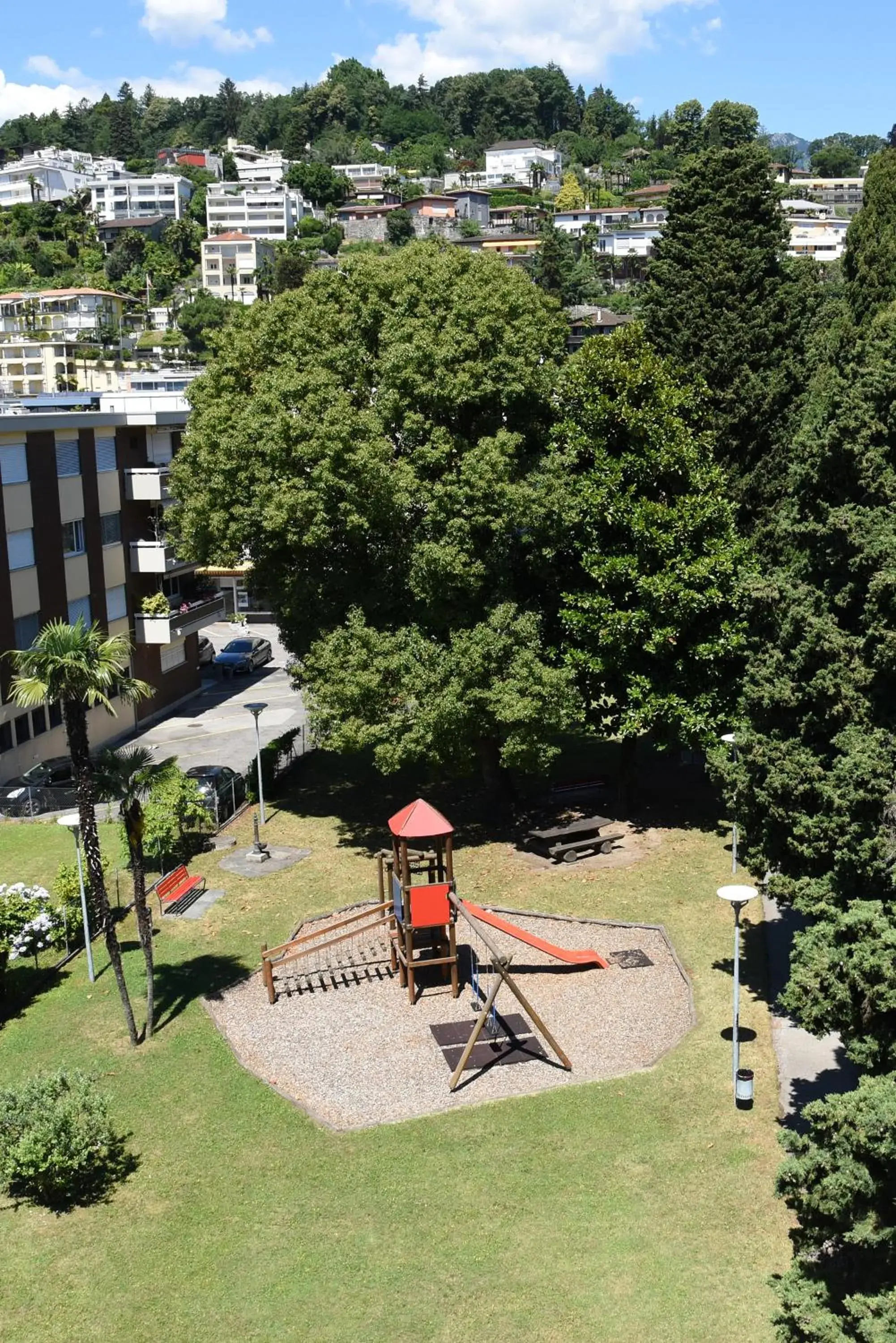 Children play ground, Bird's-eye View in Hotel Polo