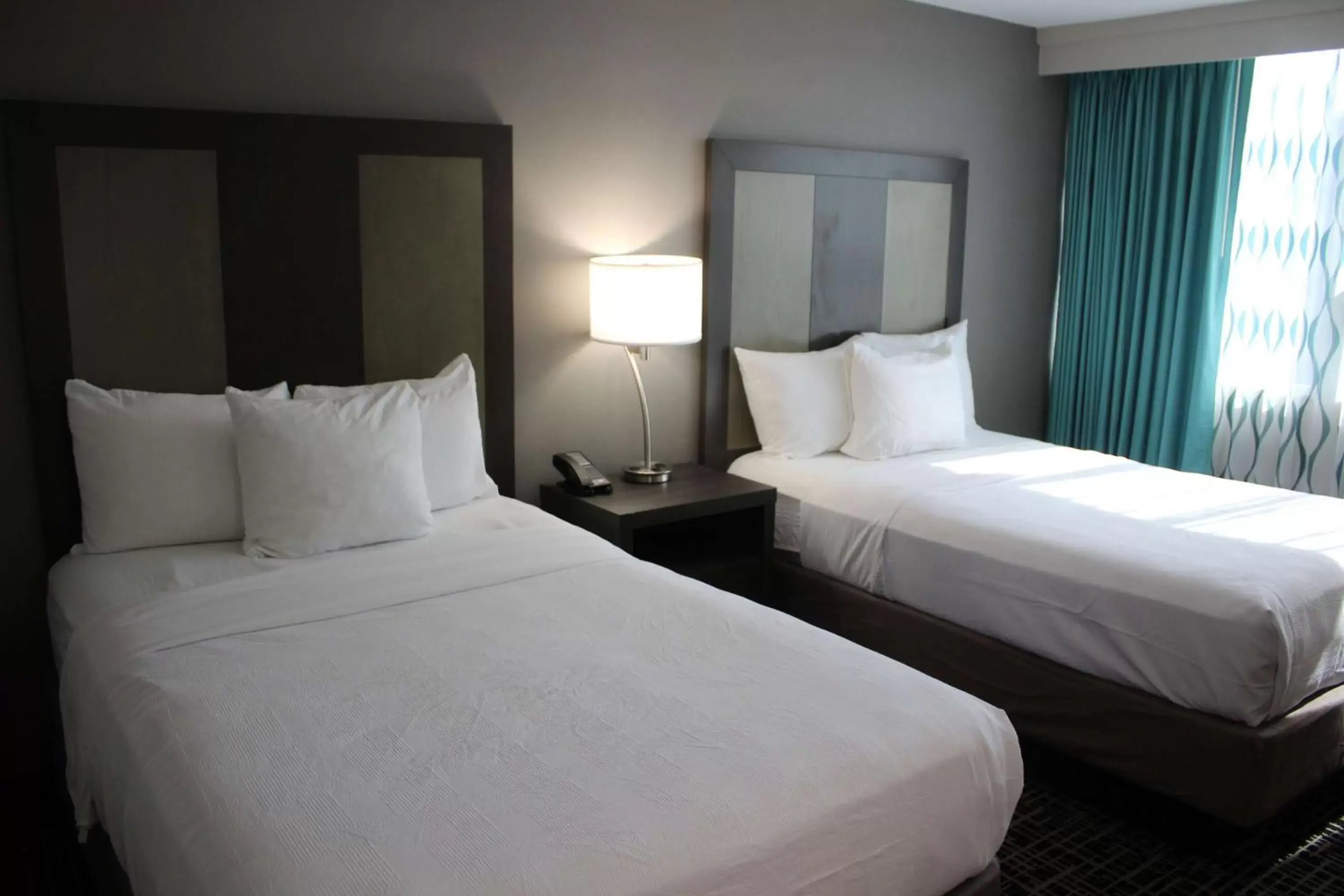 Photo of the whole room, Bed in La Quinta Inn & Suites by Wyndham Indianapolis Downtown