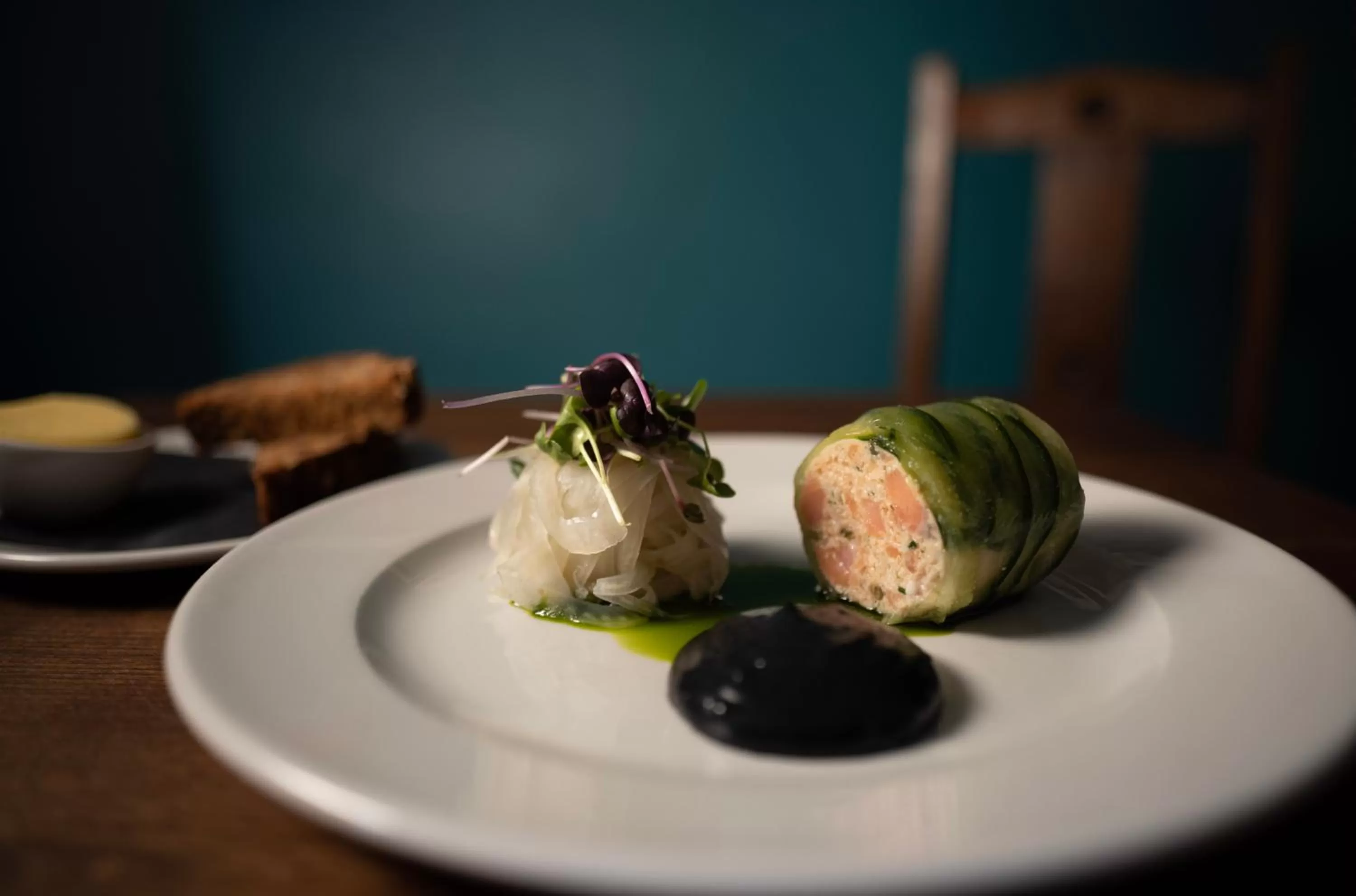 Food close-up in The Greyhound Inn