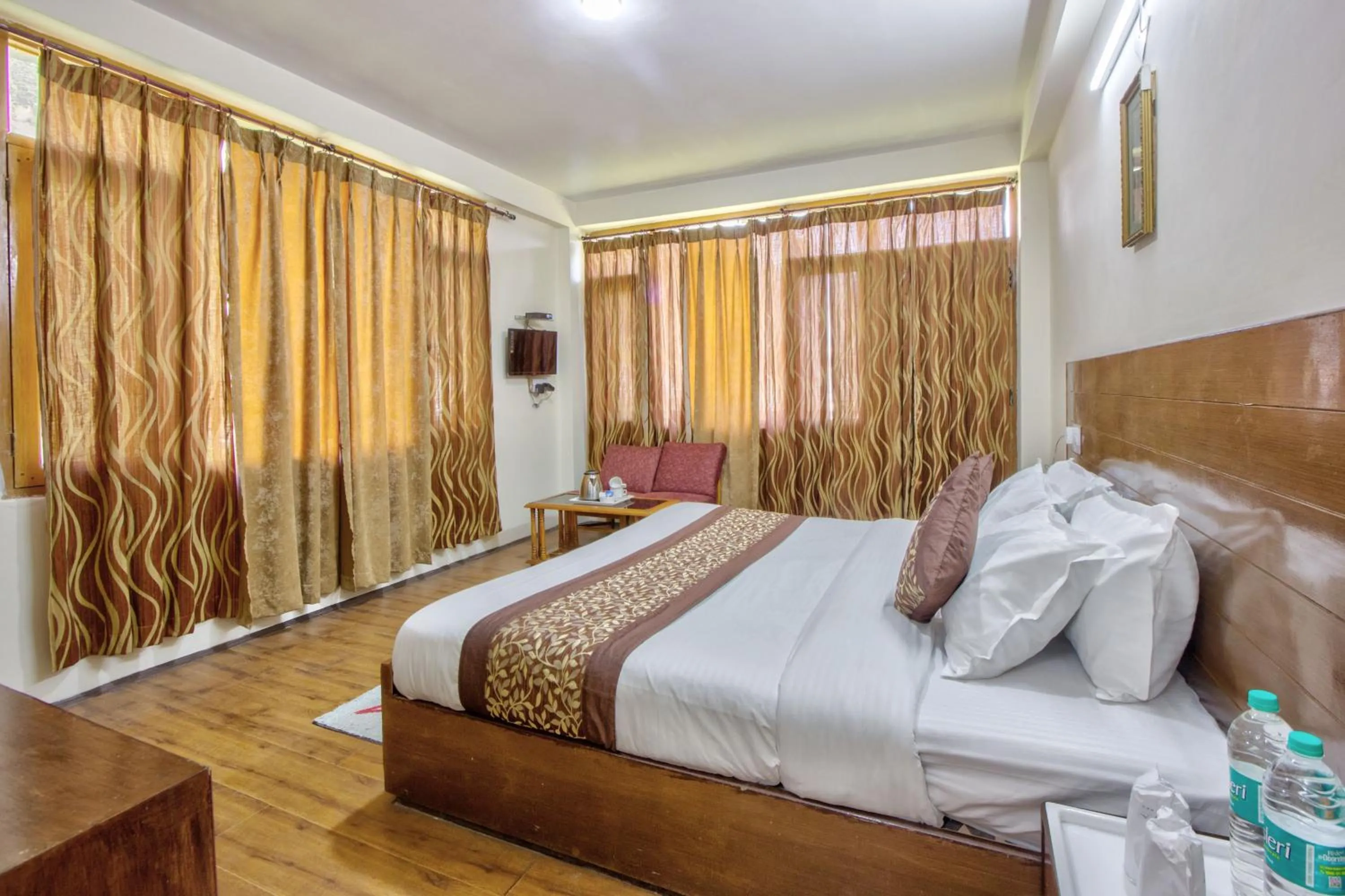 Bed in Thrill Nature Cottage