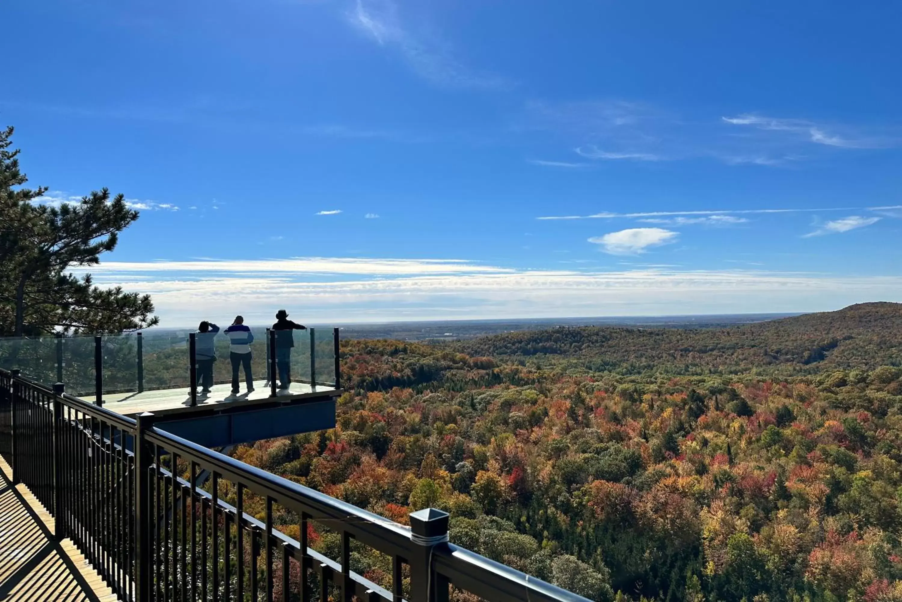 View (from property/room) in Auberge de la Montagne Coupée