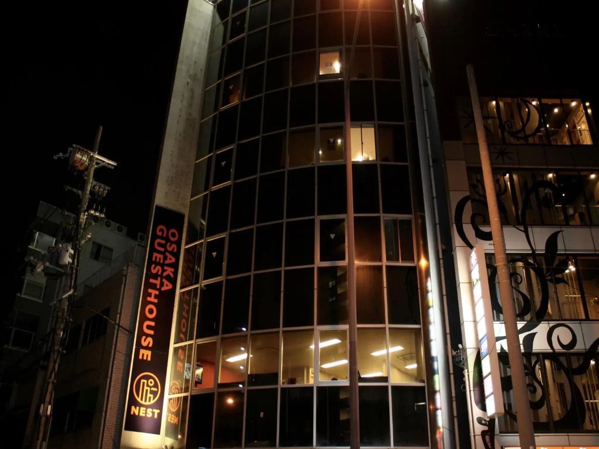 Facade/entrance in Osaka Guesthouse Nest Facade/entrance in Osaka Guesthouse Nest