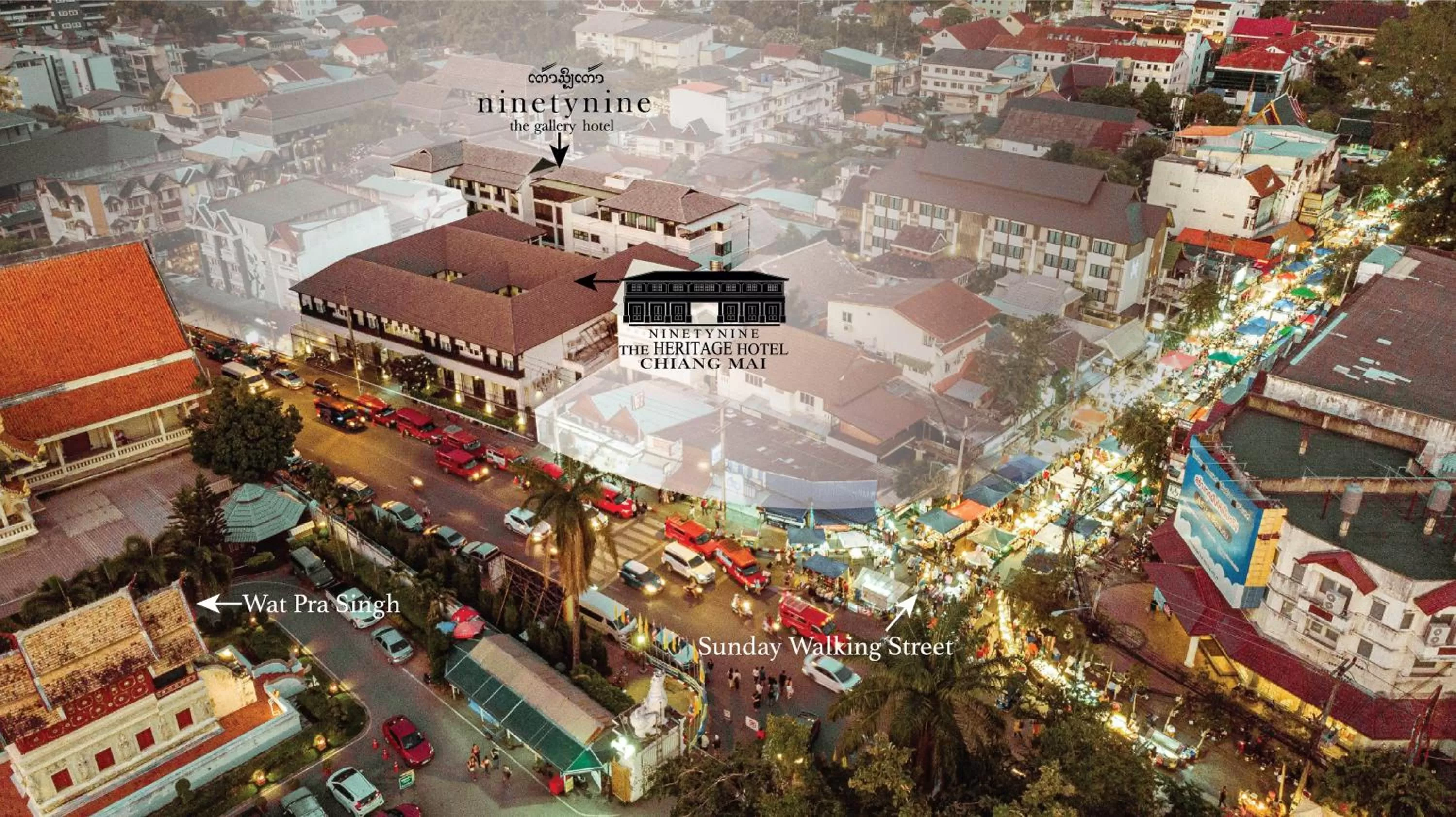 Bird's eye view in 99 The Heritage Hotel