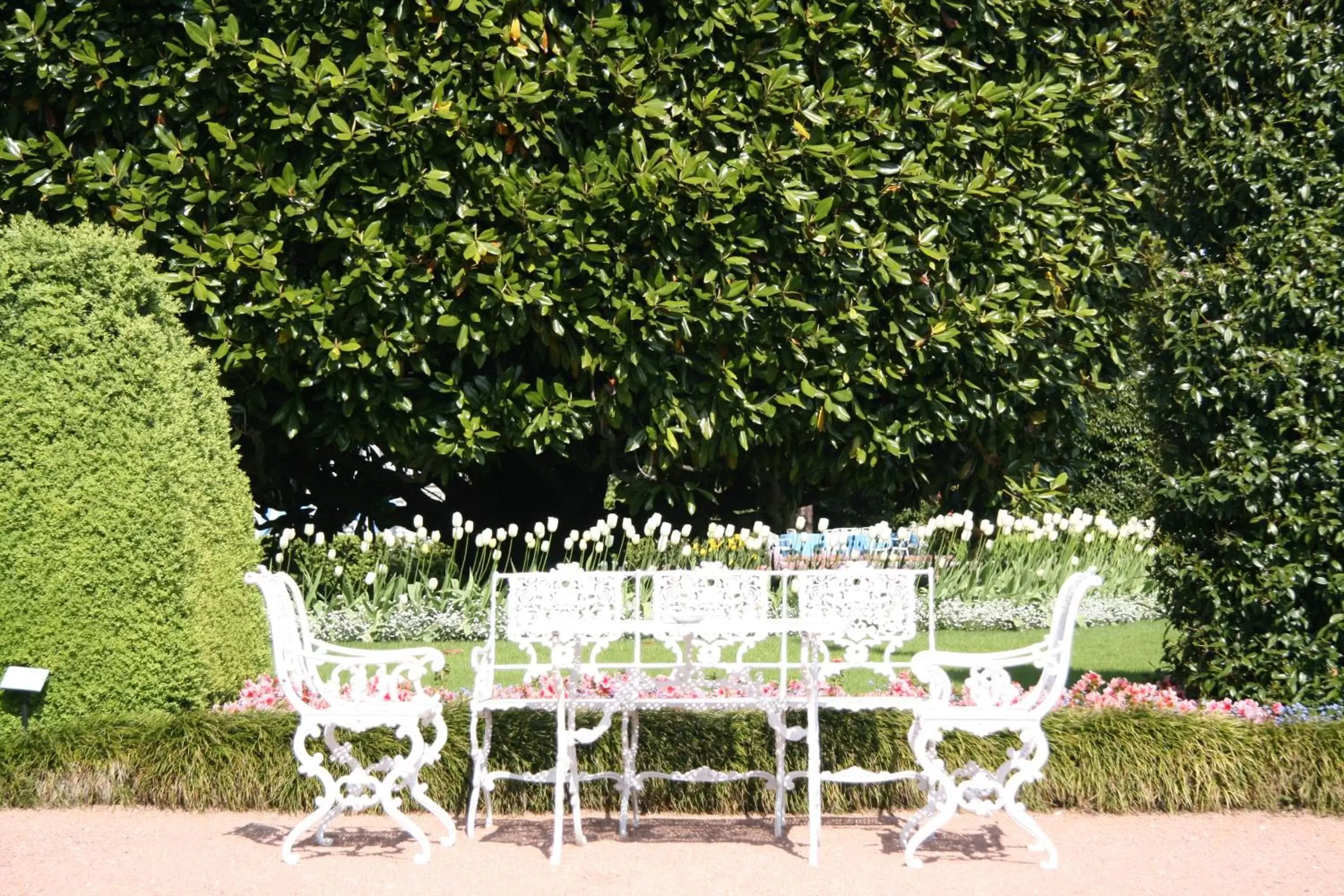 Patio in Grand Hotel des Iles Borromées & SPA