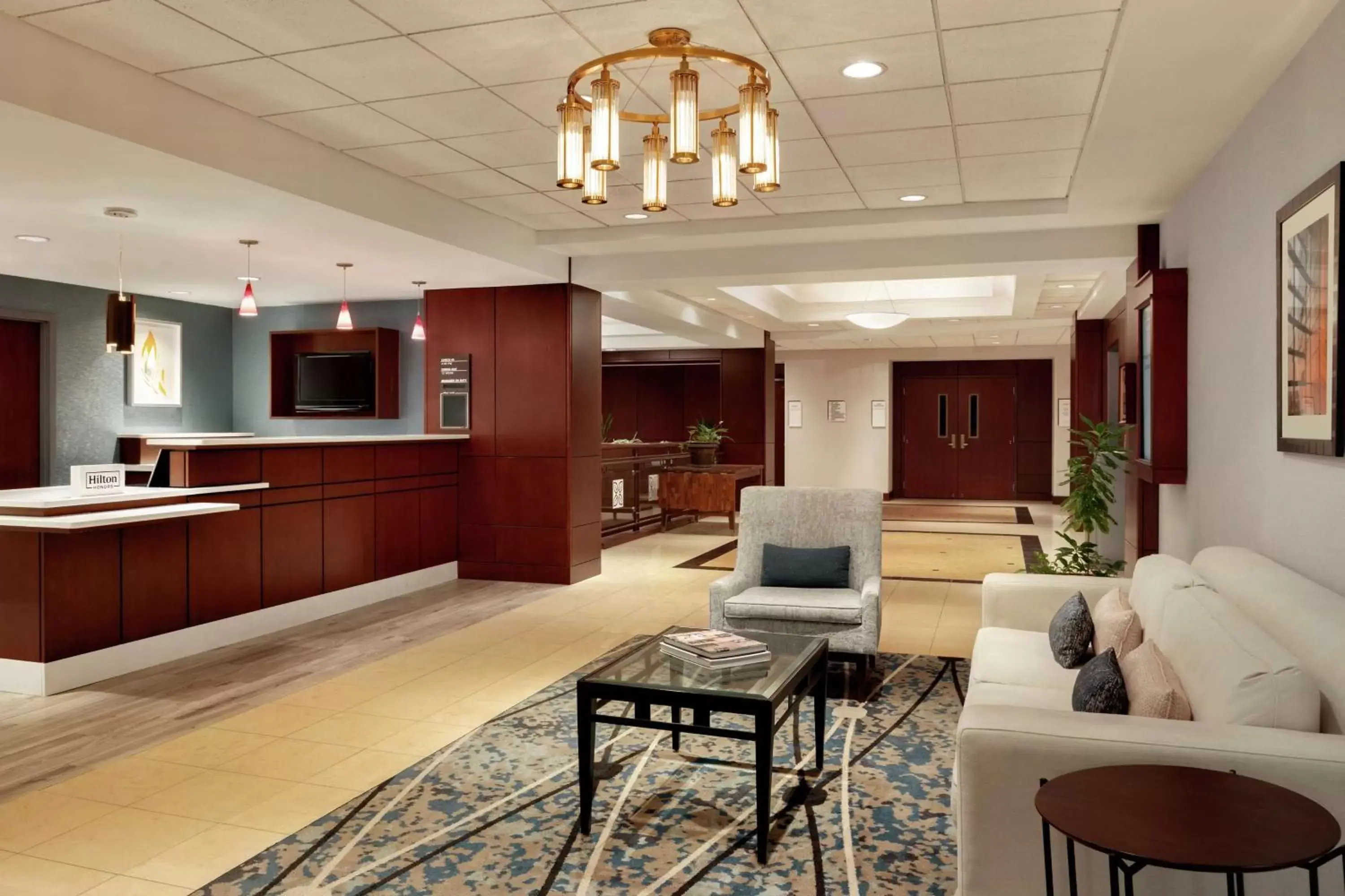 Lobby or reception, Lobby/Reception in Hilton Garden Inn Troy