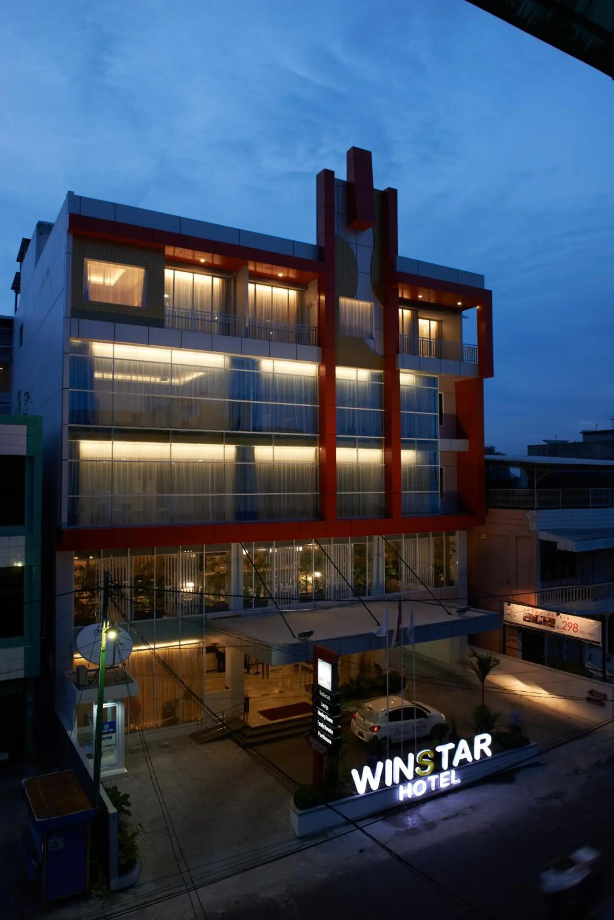 Property building in Winstar Hotel Pekanbaru