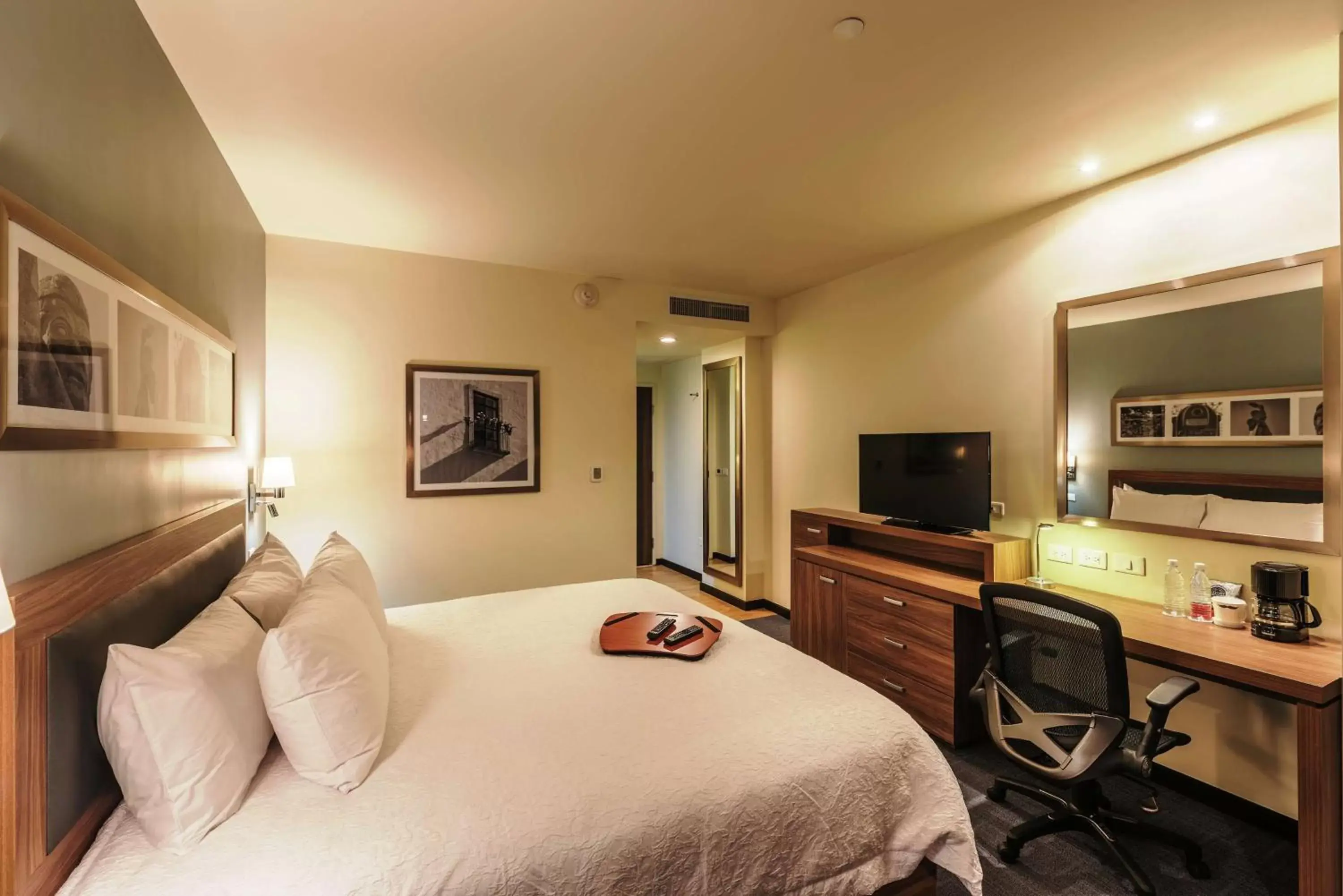 King Room with Roll-In Shower - Mobility Access/Non-Smoking in Hampton Inn & Suites by Hilton Salamanca Bajio King Room with Roll-In Shower - Mobility Access/Non-Smoking in Hampton Inn & Suites by Hilton Salamanca Bajio