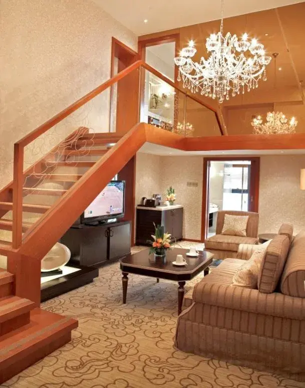 Living room, Lobby/Reception in Best Western Premier Hotel Hefei