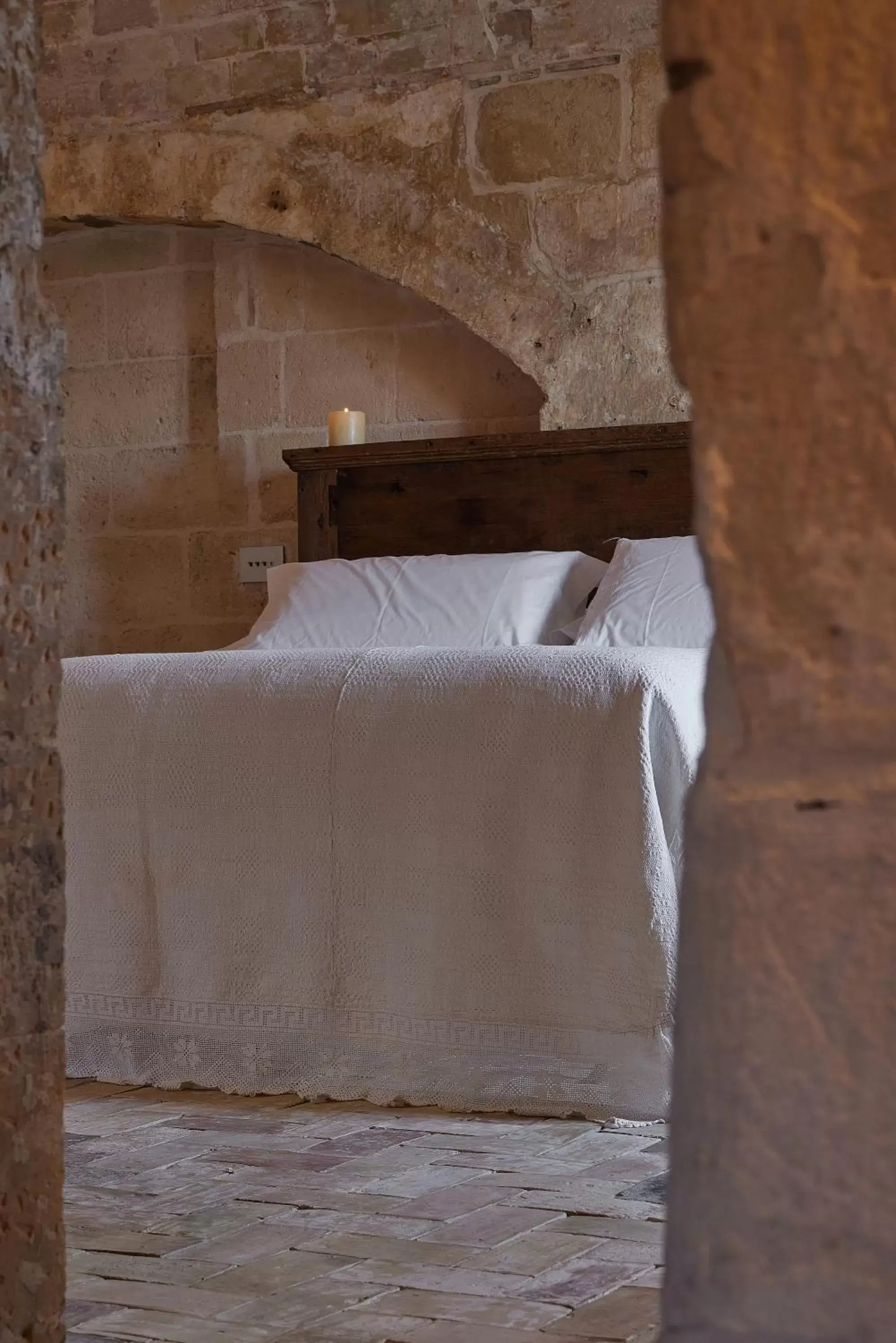 Bed in Sextantio Le Grotte Della Civita