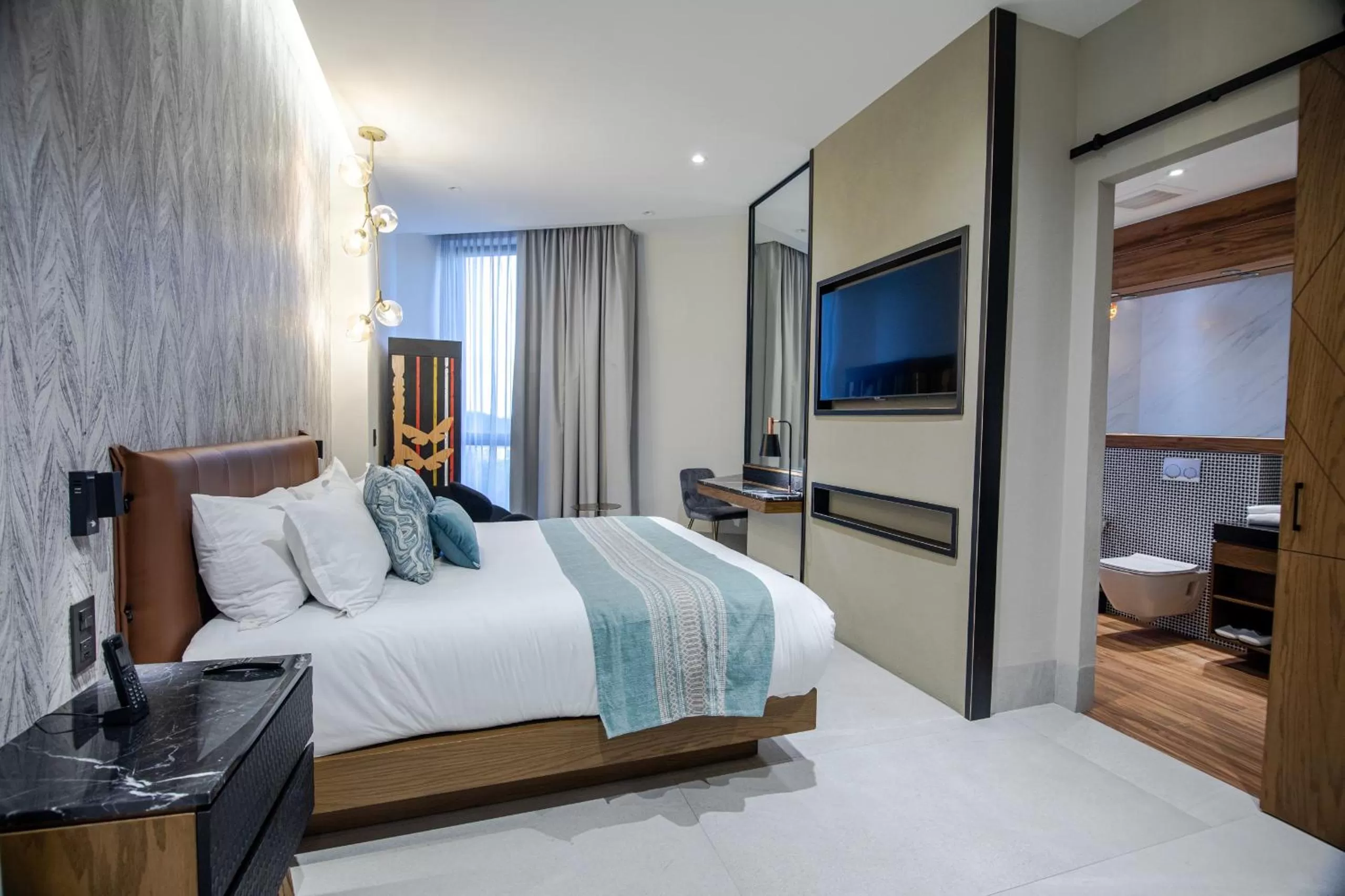 TV and multimedia, Bed in Becquer Hotel Guadalajara