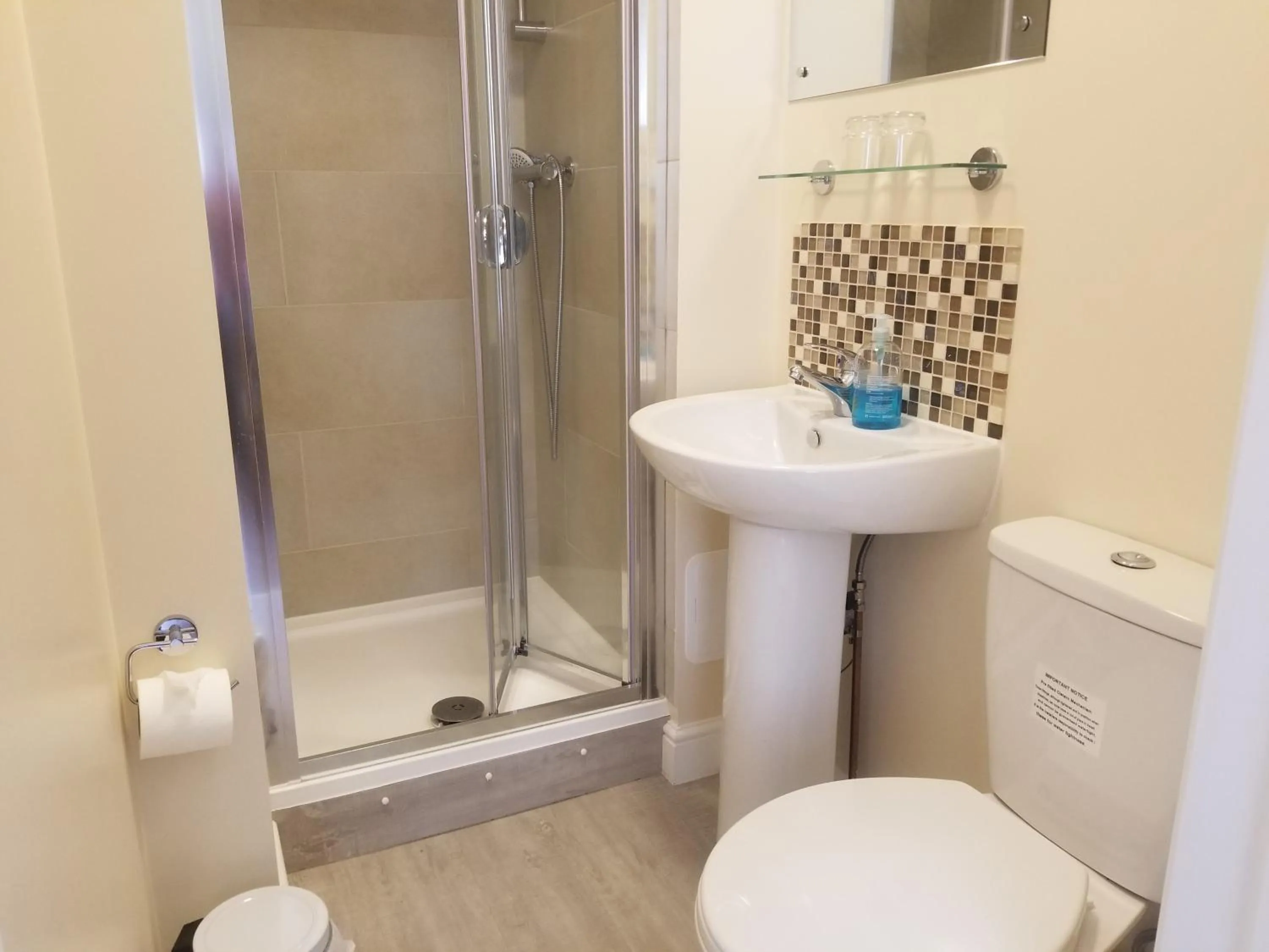 Shower in The Wilton Weymouth