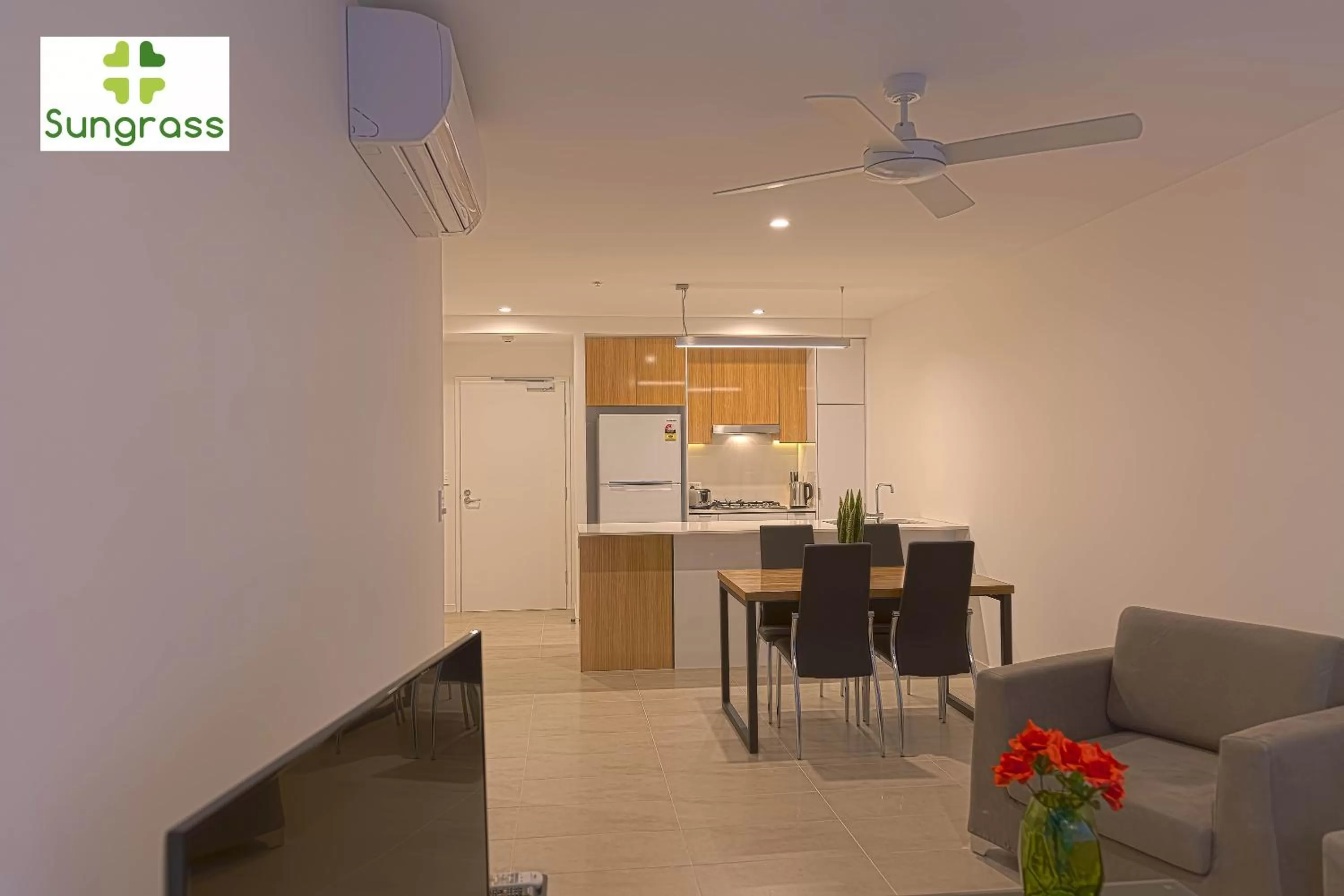 Kitchen or kitchenette in Fleet Lane Apartments