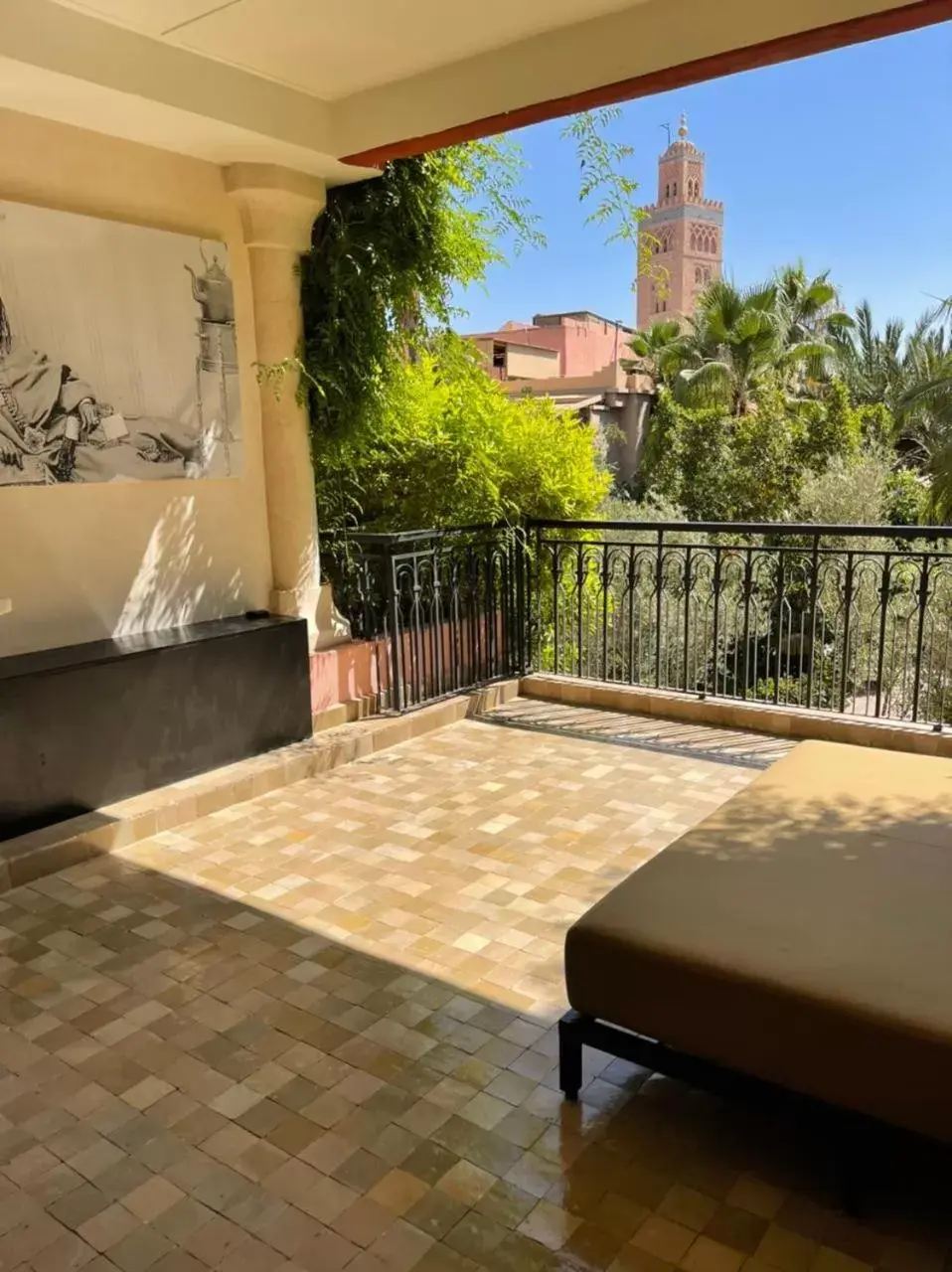 Balcony/Terrace in Les Jardins De La Koutoubia