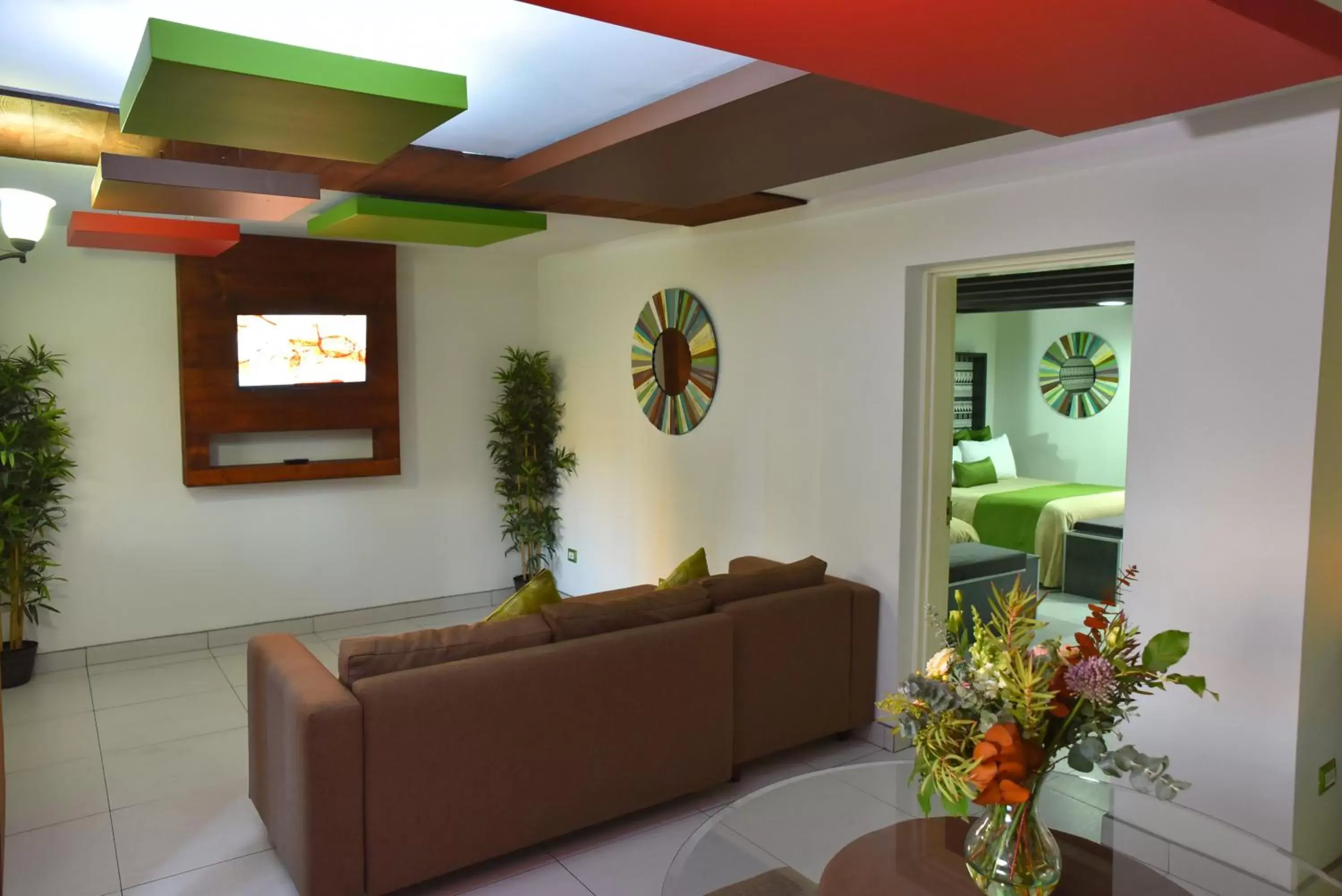 Living room, Lobby/Reception in Baja Inn Hoteles Rio