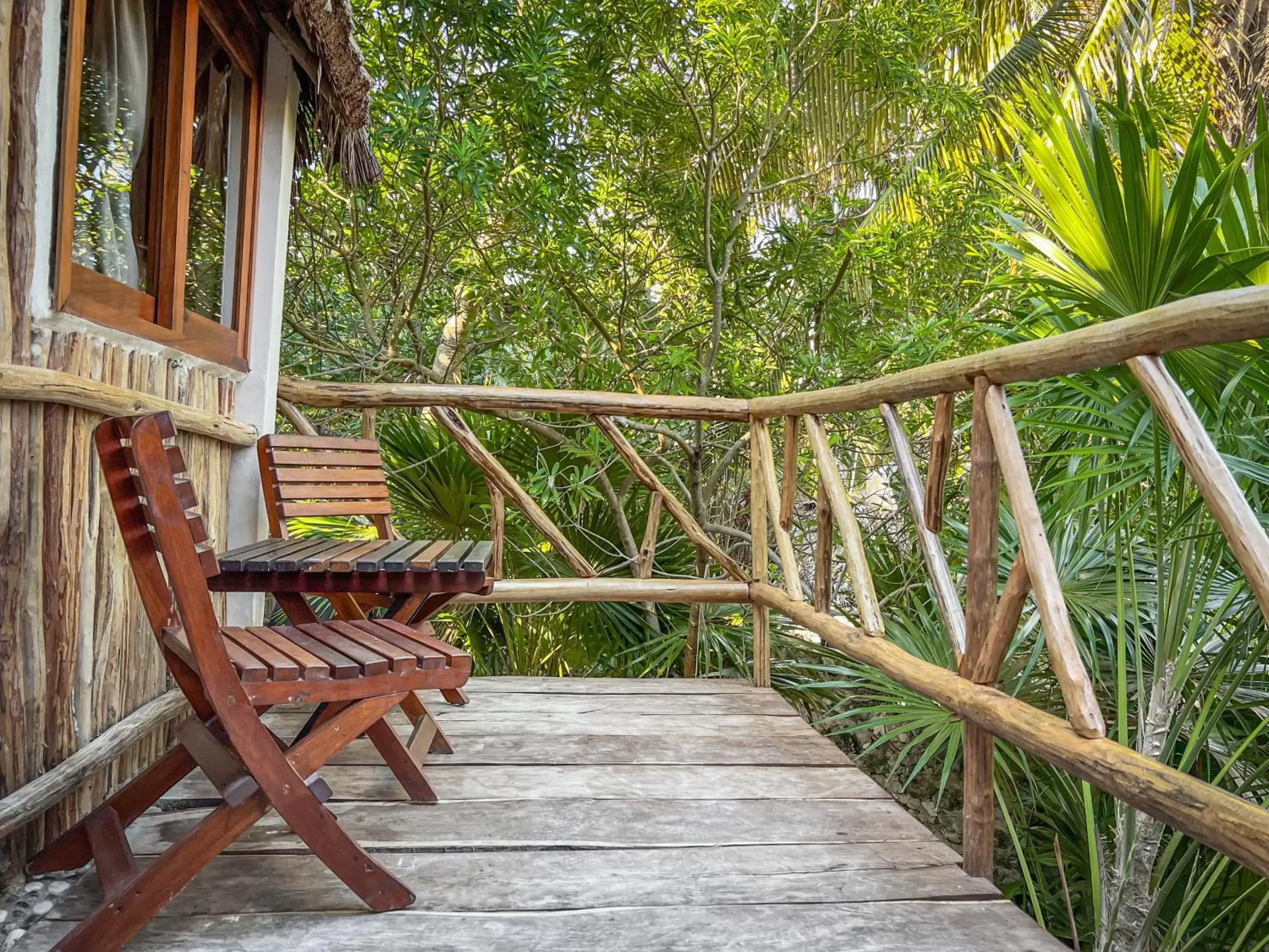 Balcony/Terrace in Diamante K - Inside Tulum National Park