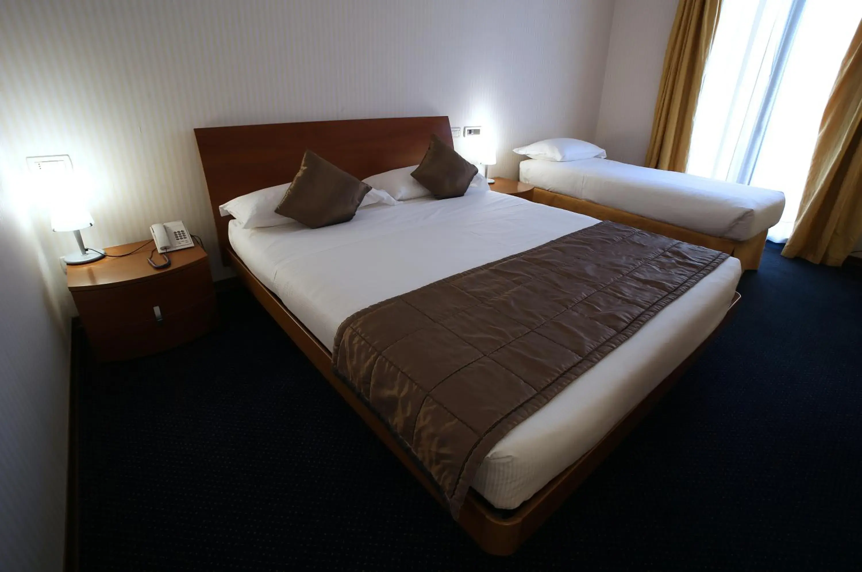 Bathroom, Bed in Hotel San Rocco