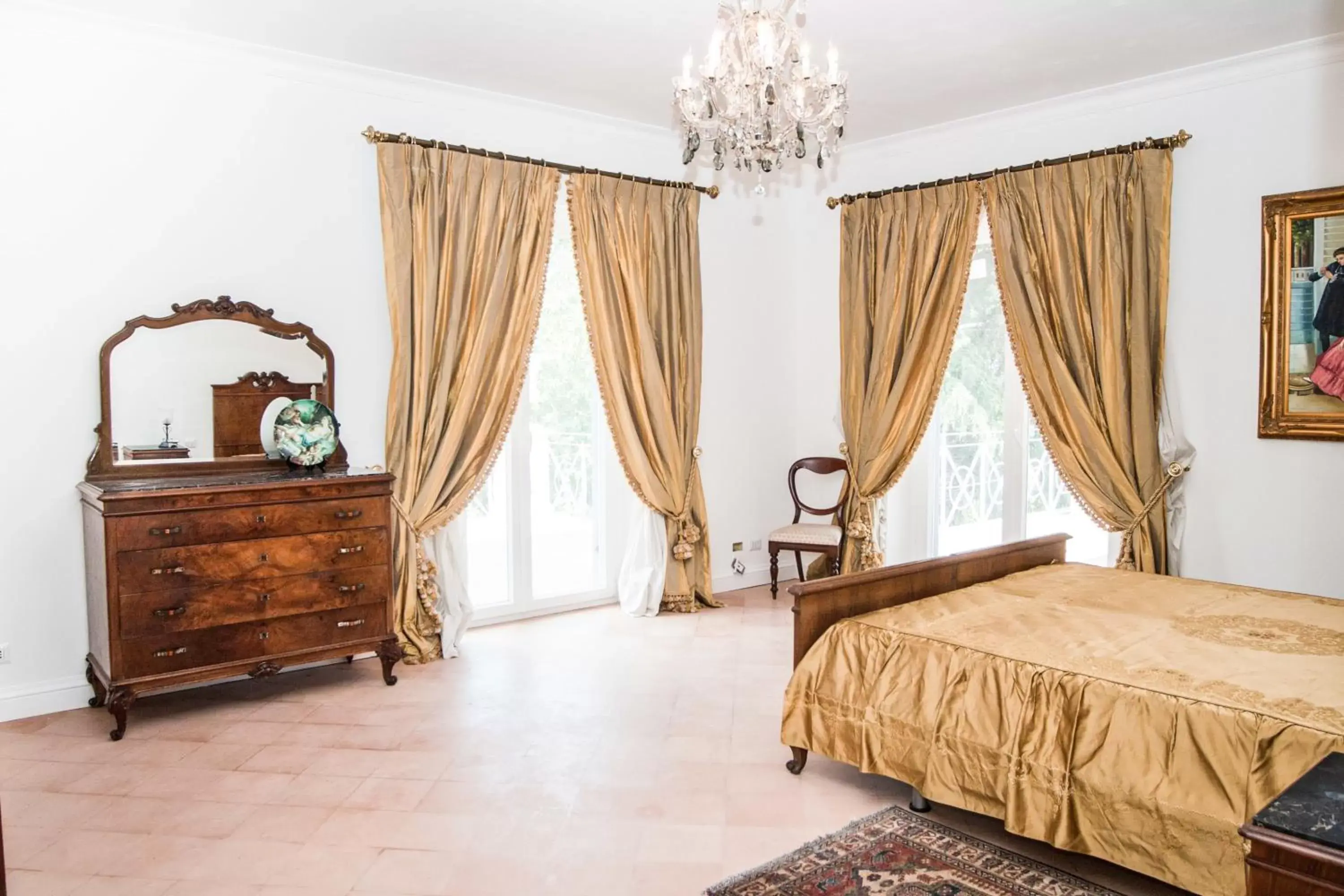 Bed in Villa Strampelli