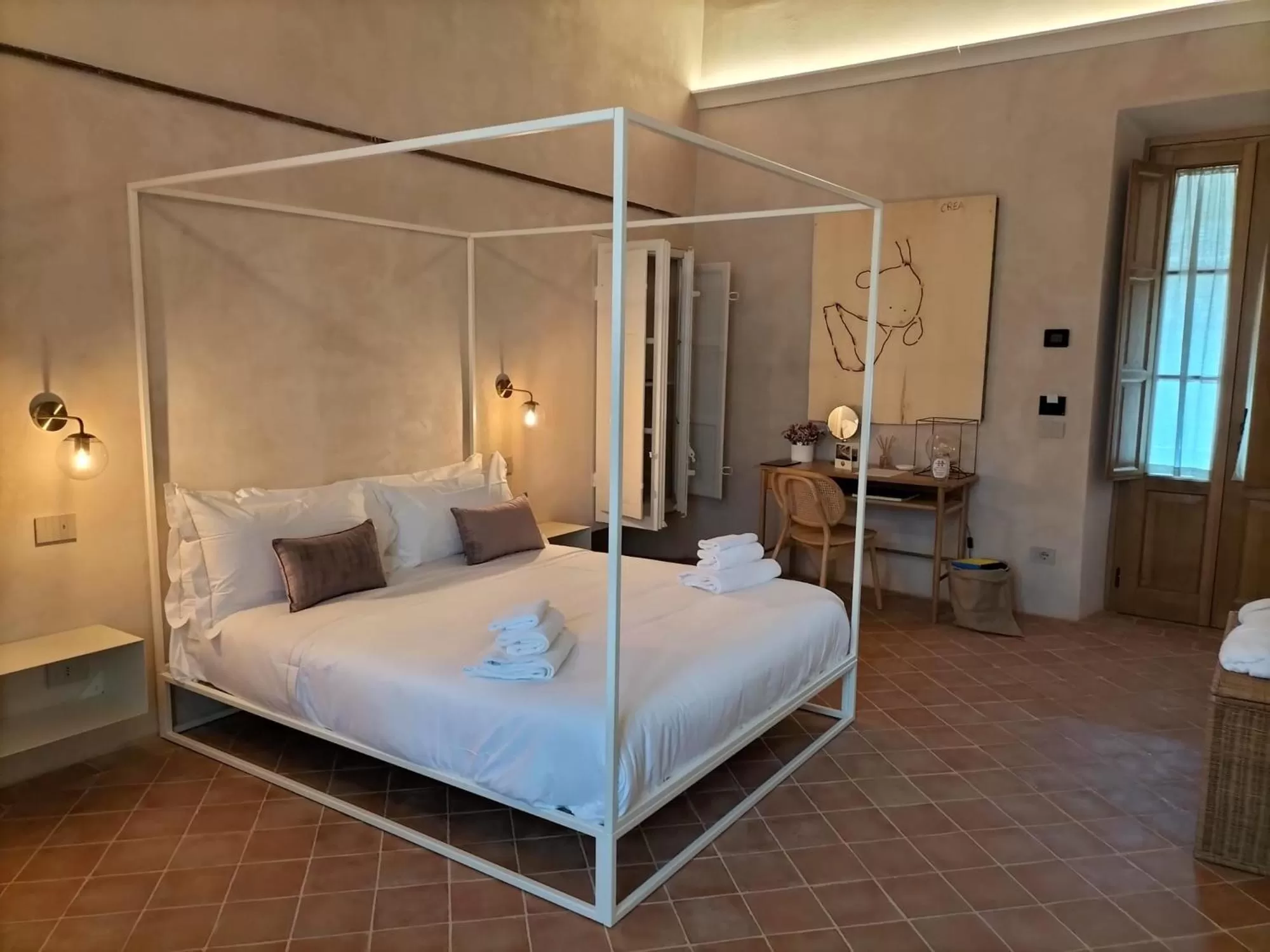 Bedroom, Bed in Badia Giulia Prestigious Historical B&B