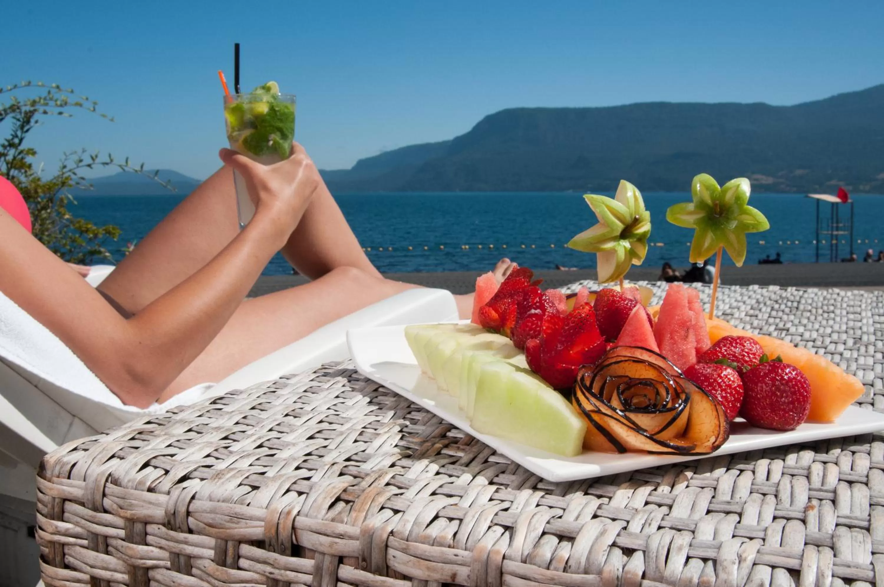Patio in Hotel Enjoy Pucón
