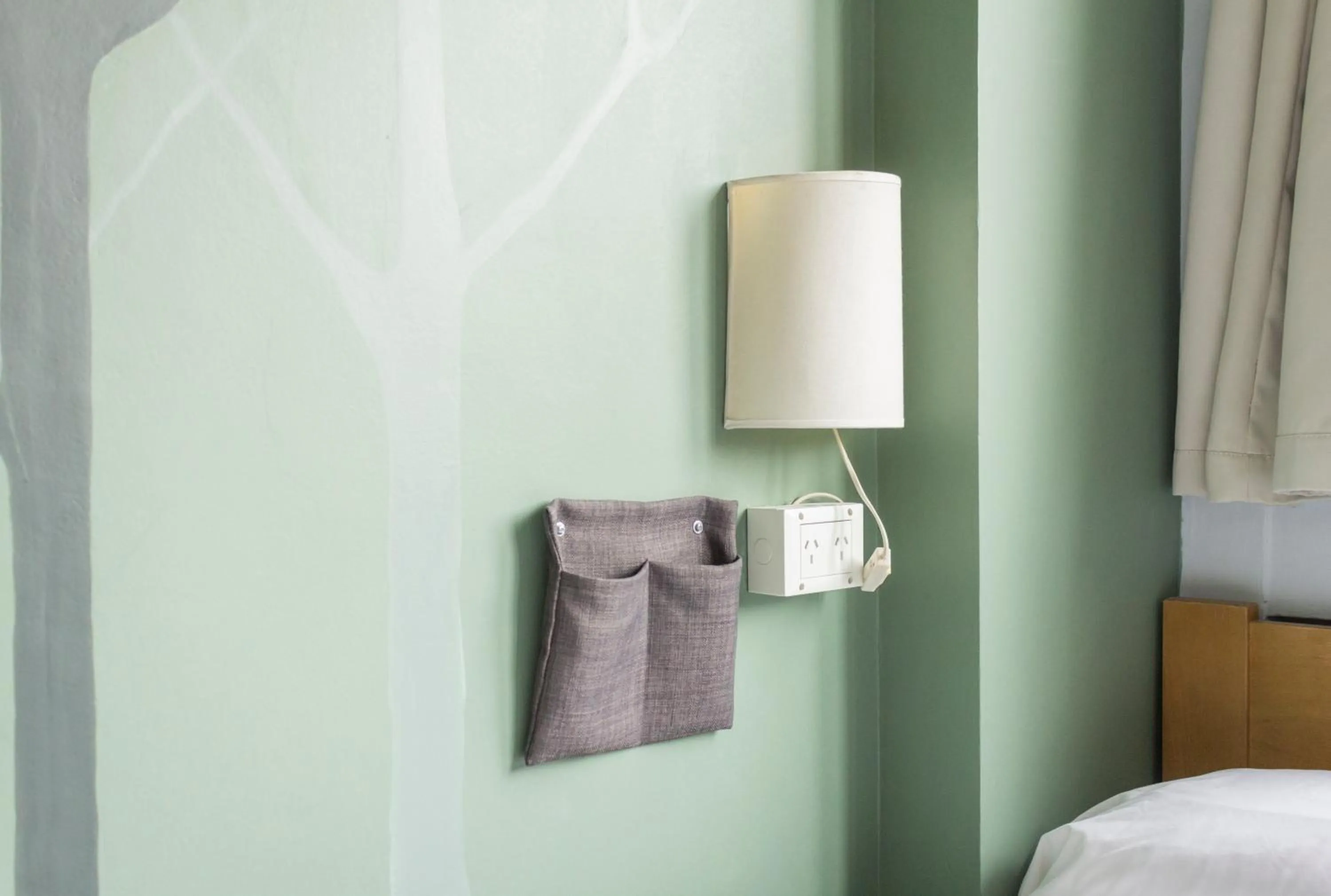 Decorative detail, Bed in Circus Hostel