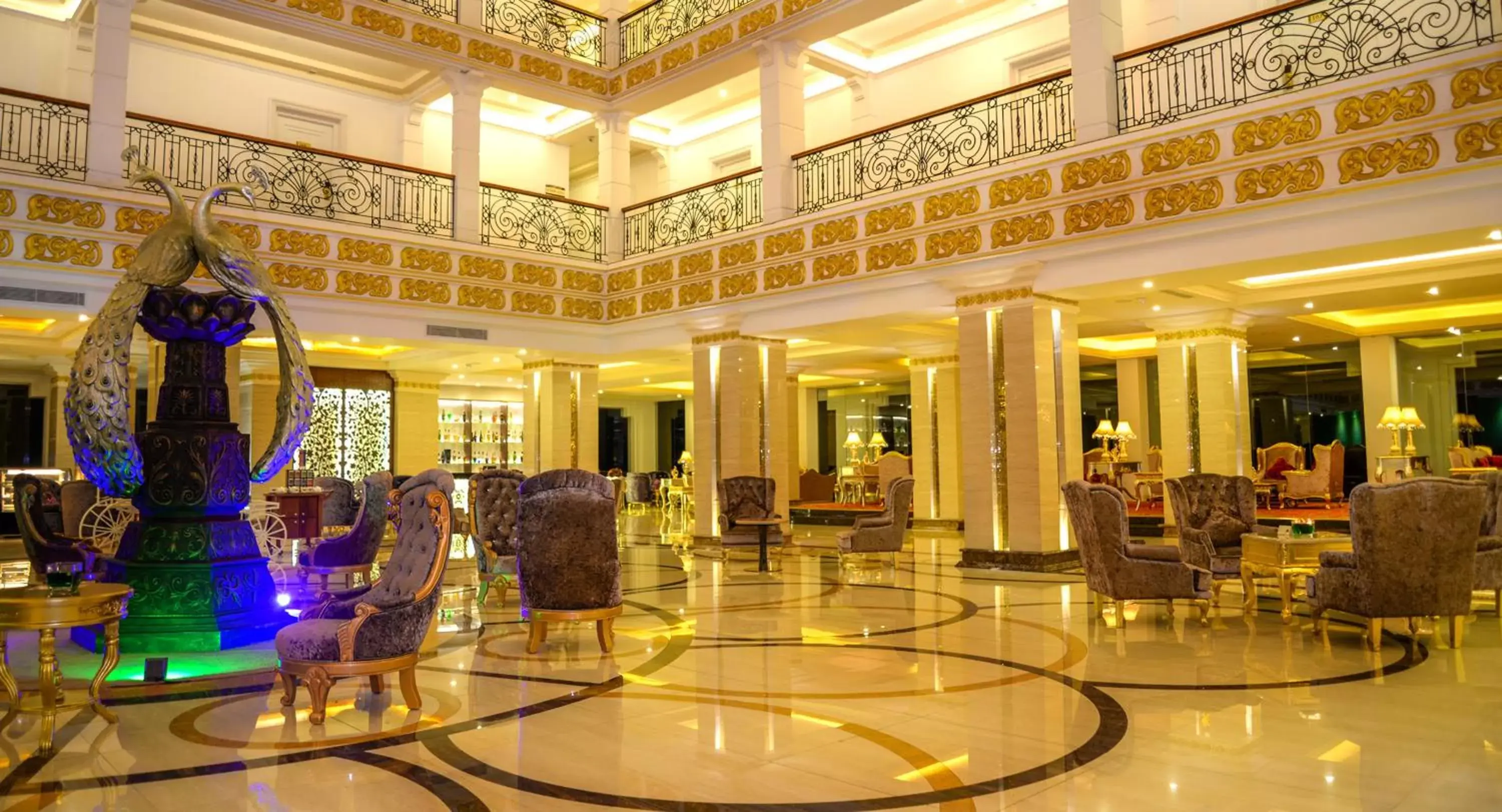 Lobby or reception in The Grand Kandyan