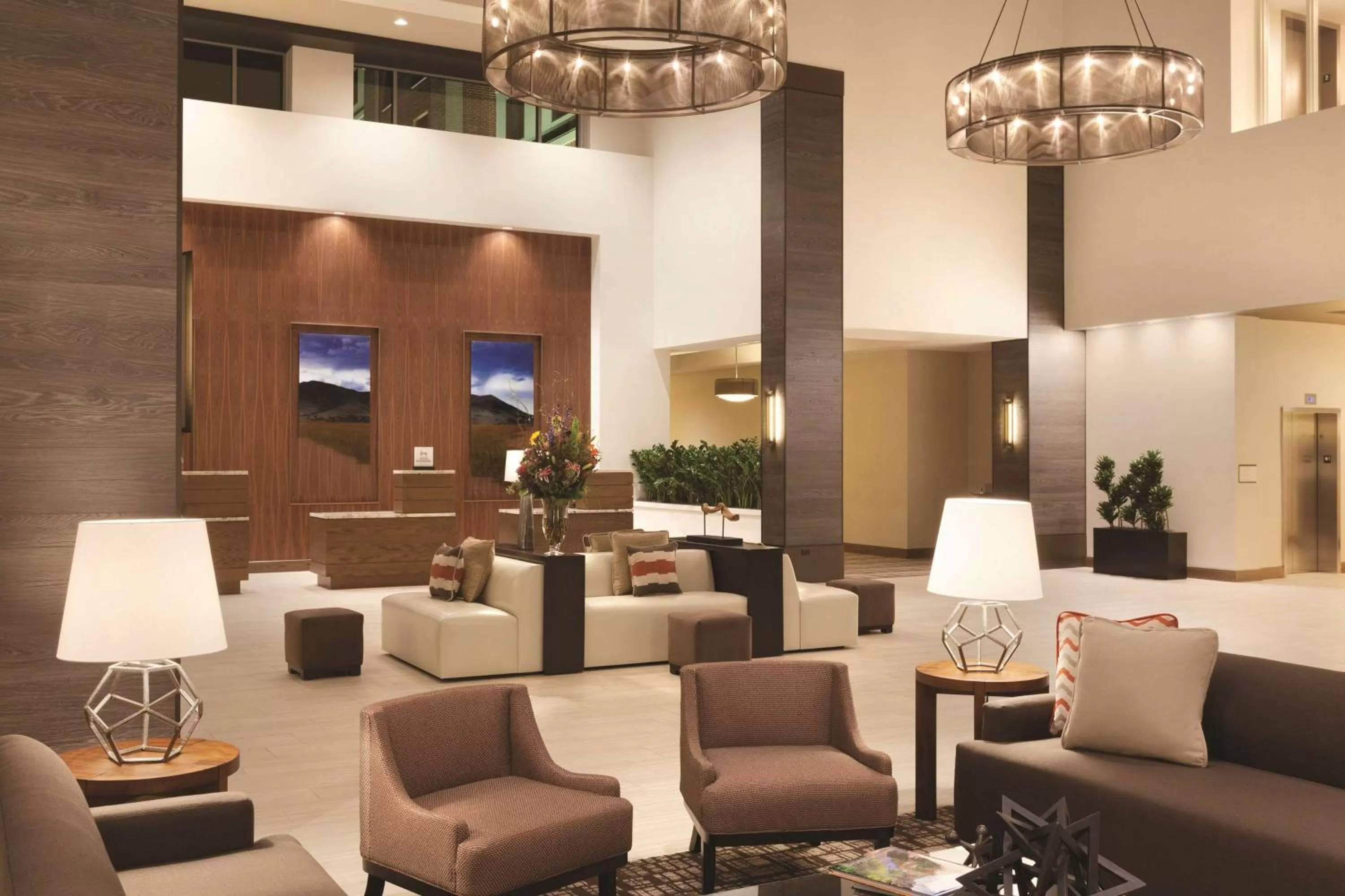 Lobby or reception in Embassy Suites Oklahoma City Downtown/Medical Center