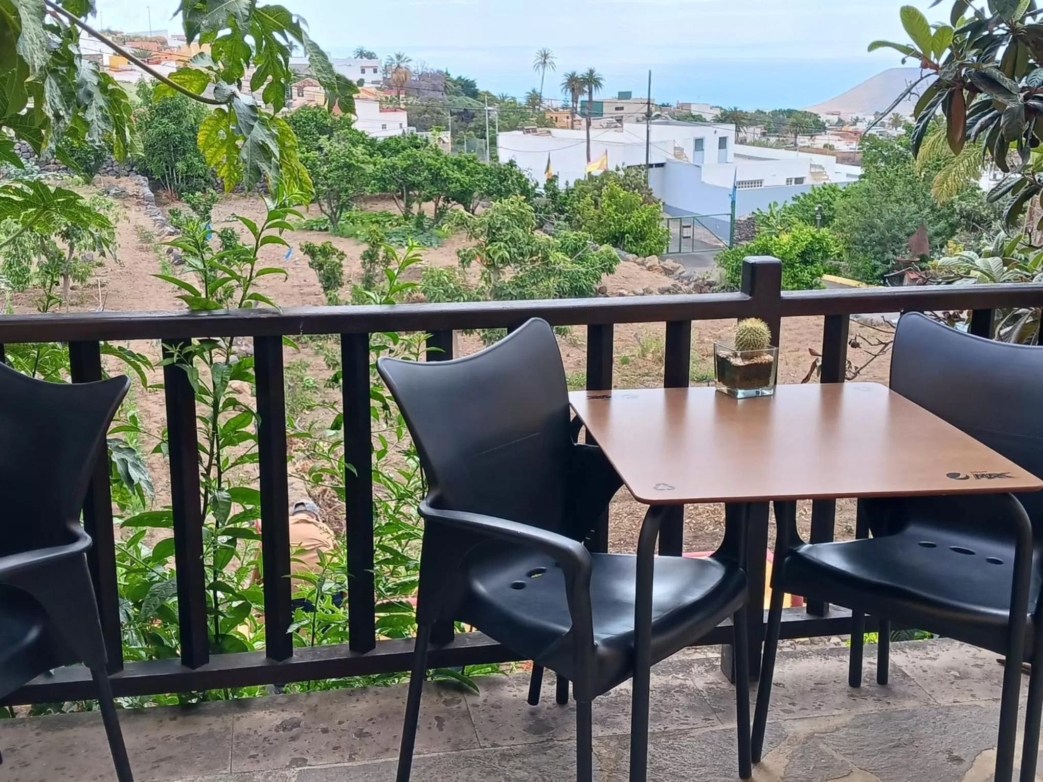 Balcony/Terrace in Hotel Rural La Raya 1866