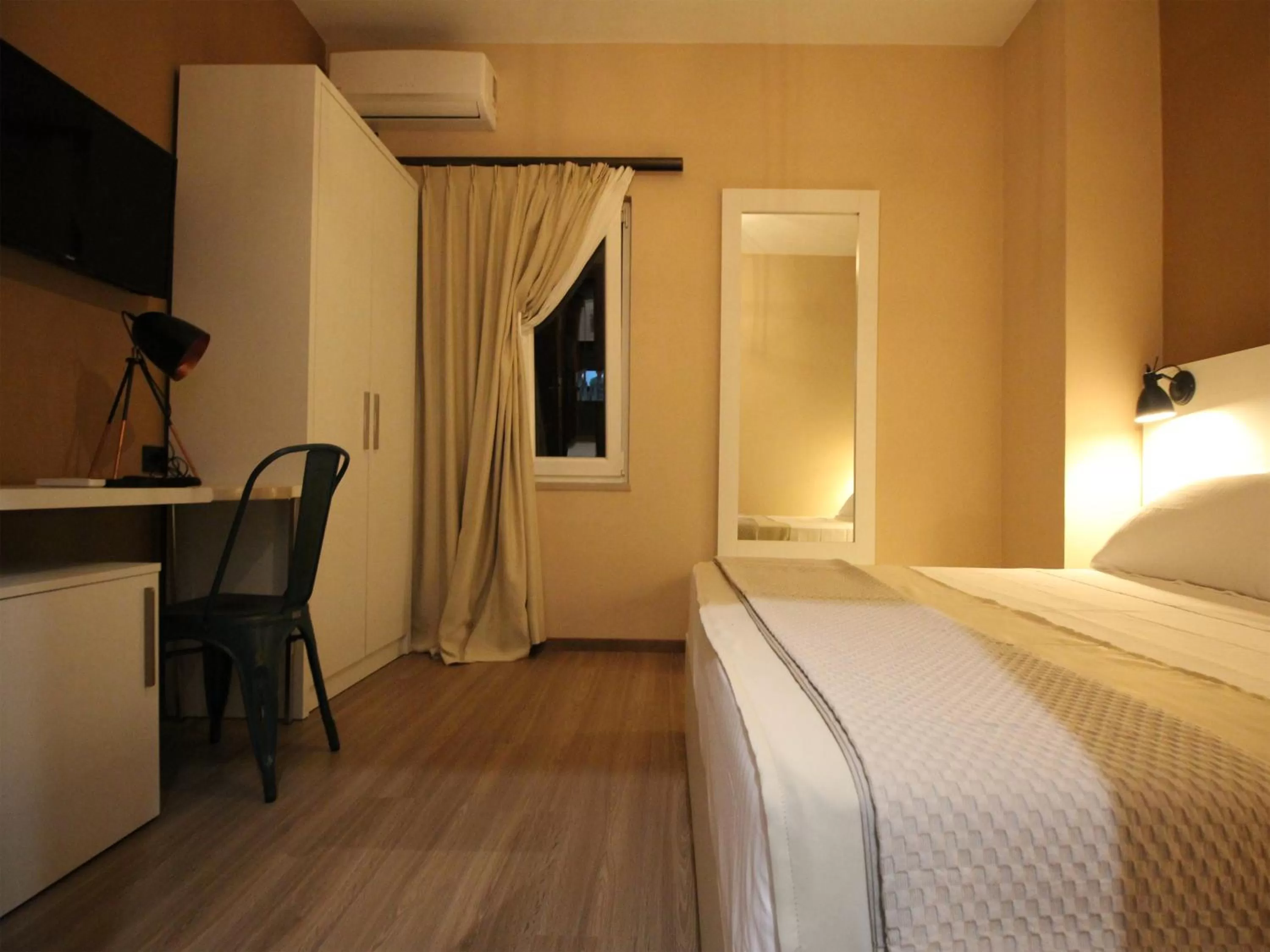 Bed in Oda Hotel Tirana